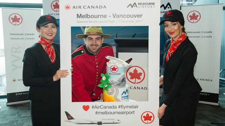 Air Canada Melbourne launch