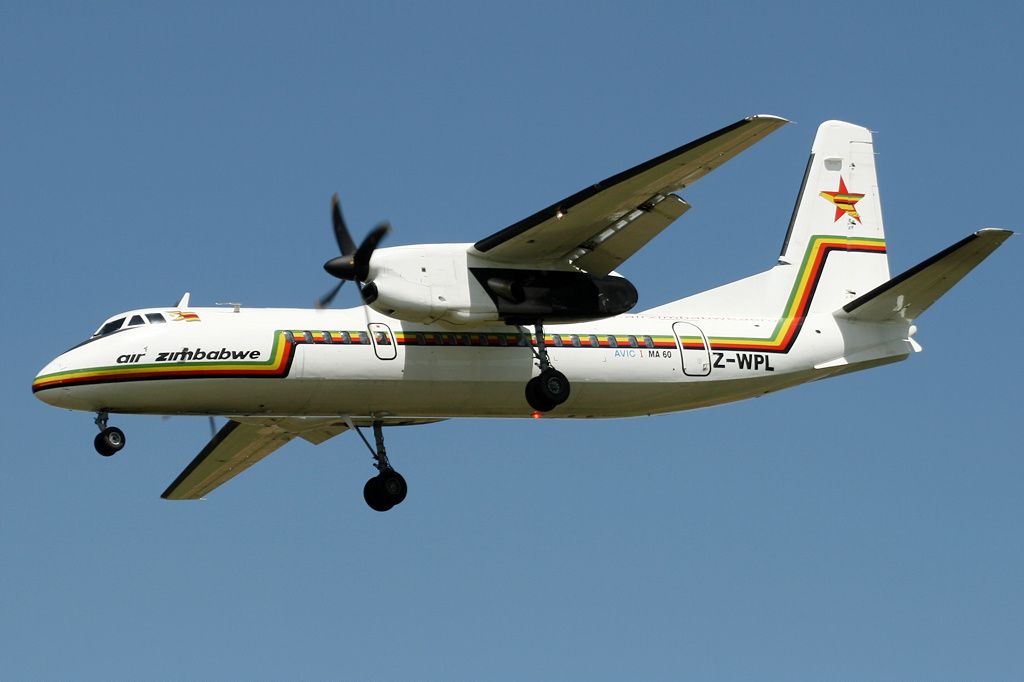 Air Zimbabwe Xian MA60
