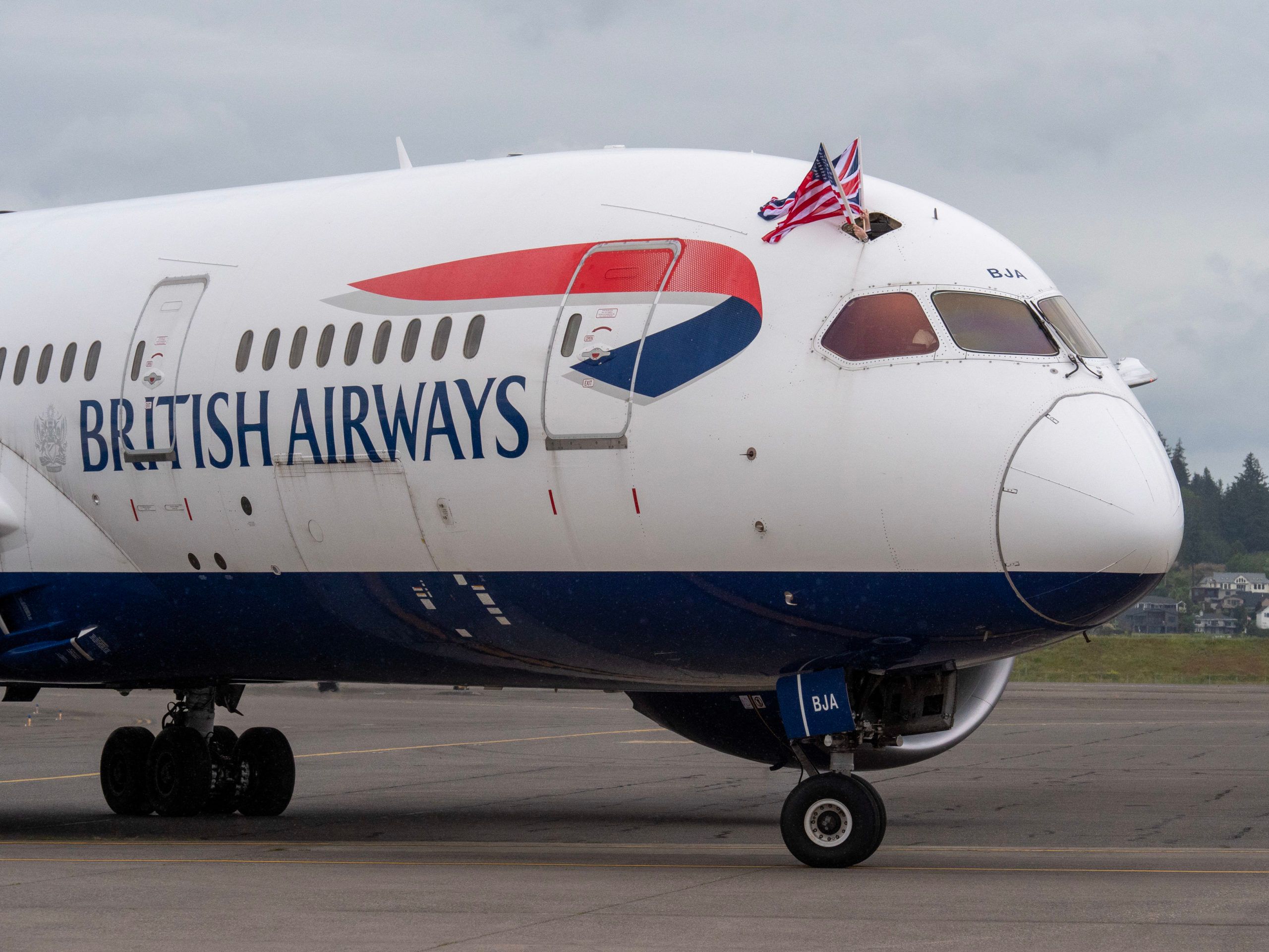 british airways travelling to usa