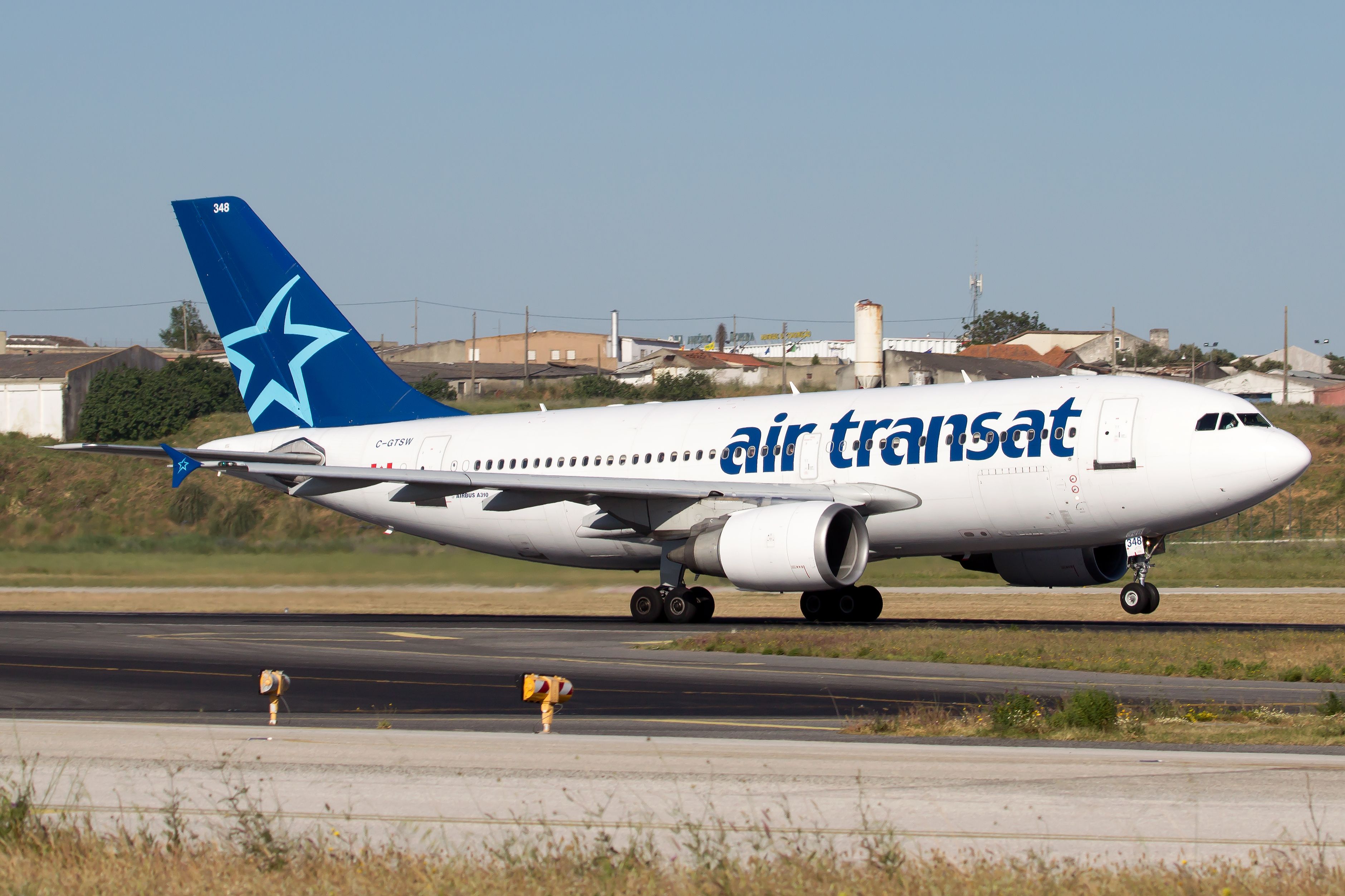Air Transat Airbus A310 taking off
