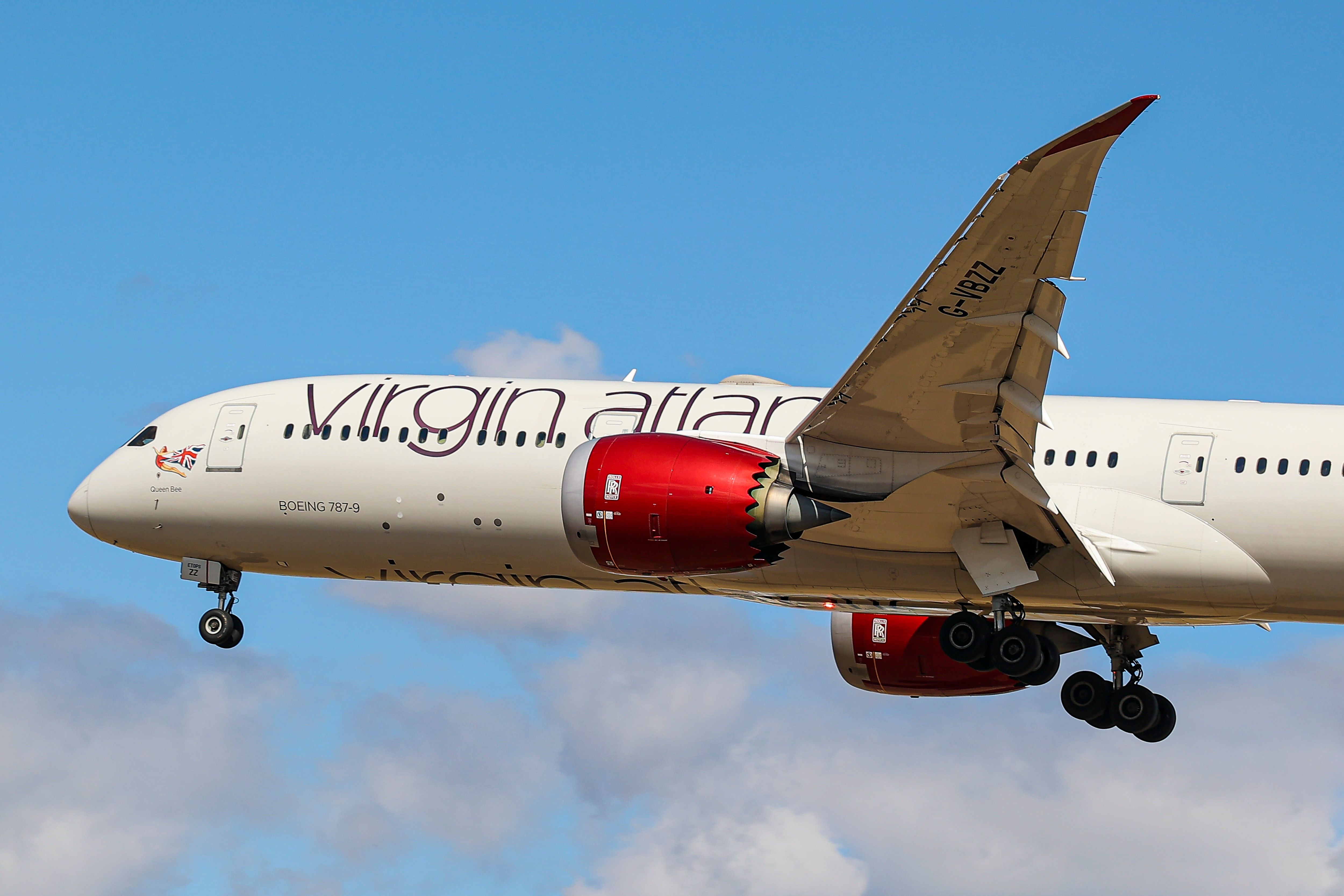 Virgin Atlantic Boeing 787-9 in flight
