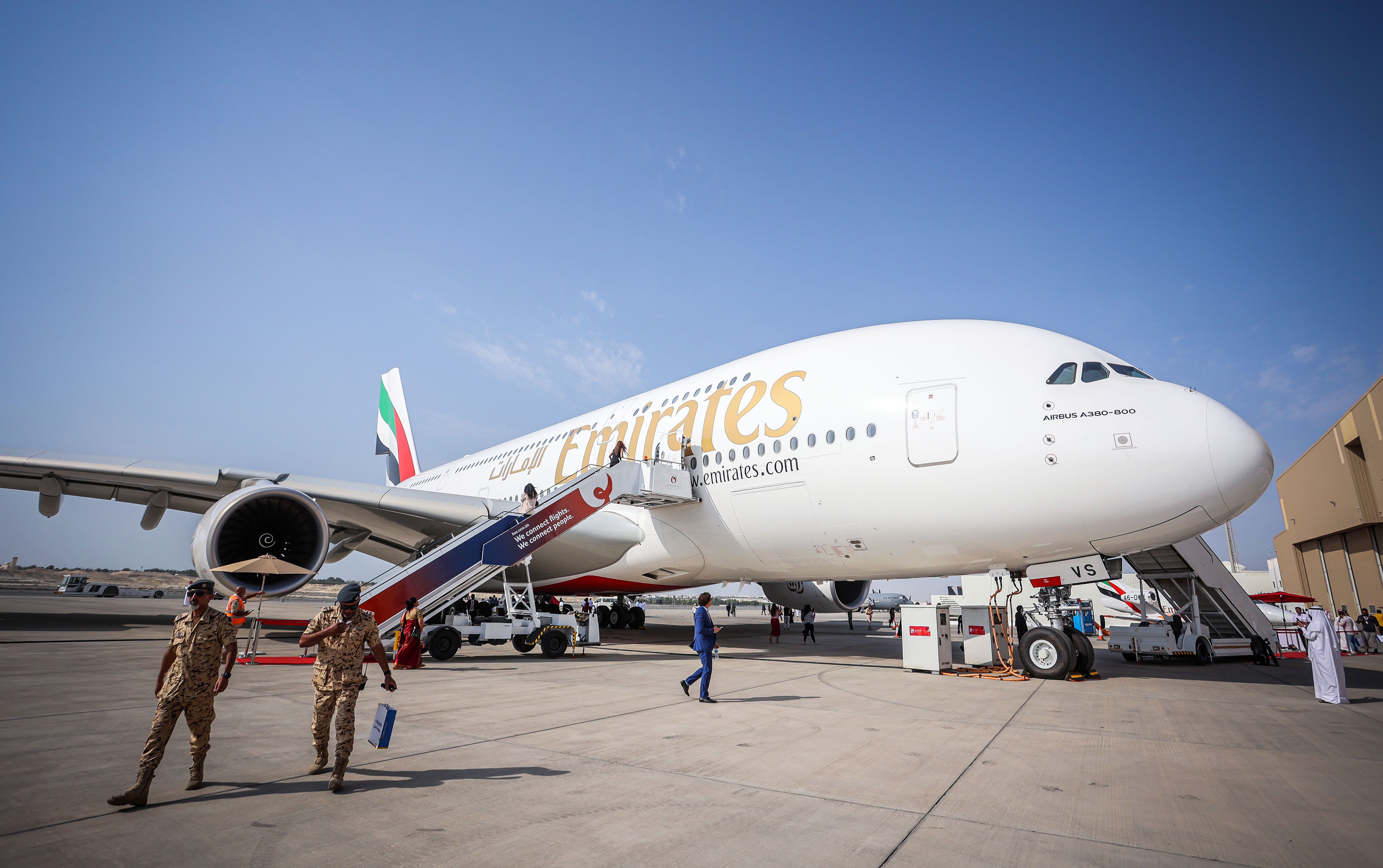 Emirates Airbus A380 Bahrain Air Show 2022