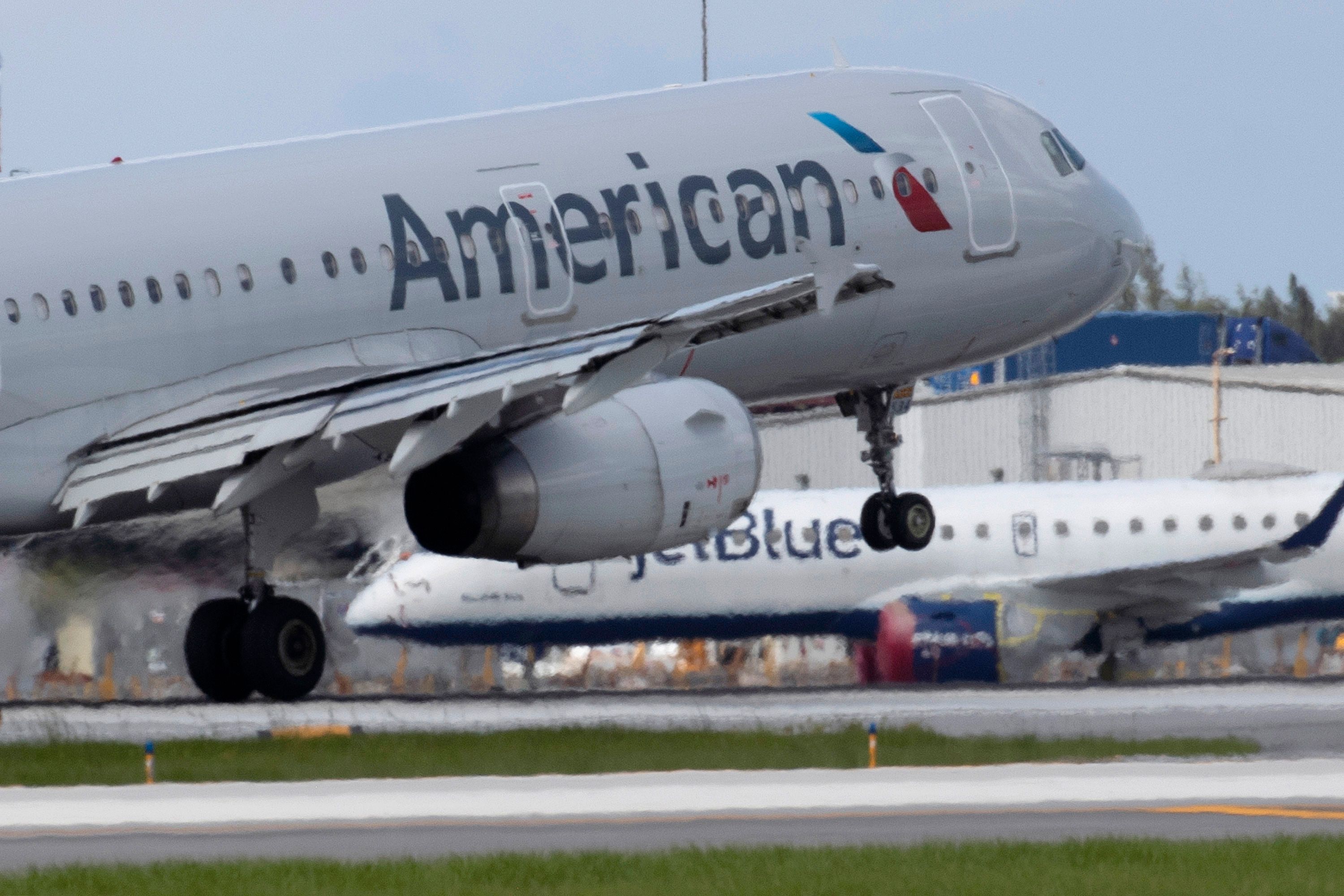 American Airlines JetBlue Airways Planes