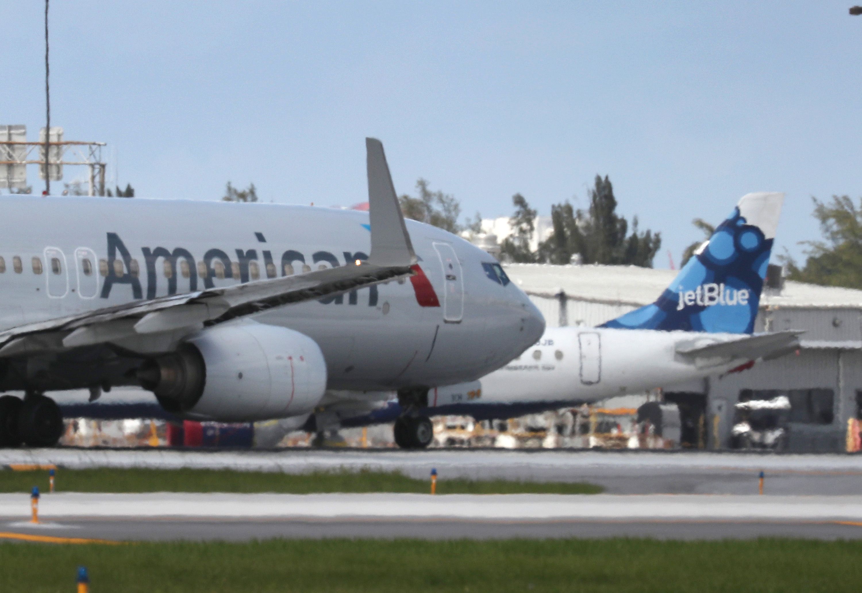 American Airlines JetBlue Airways Planes