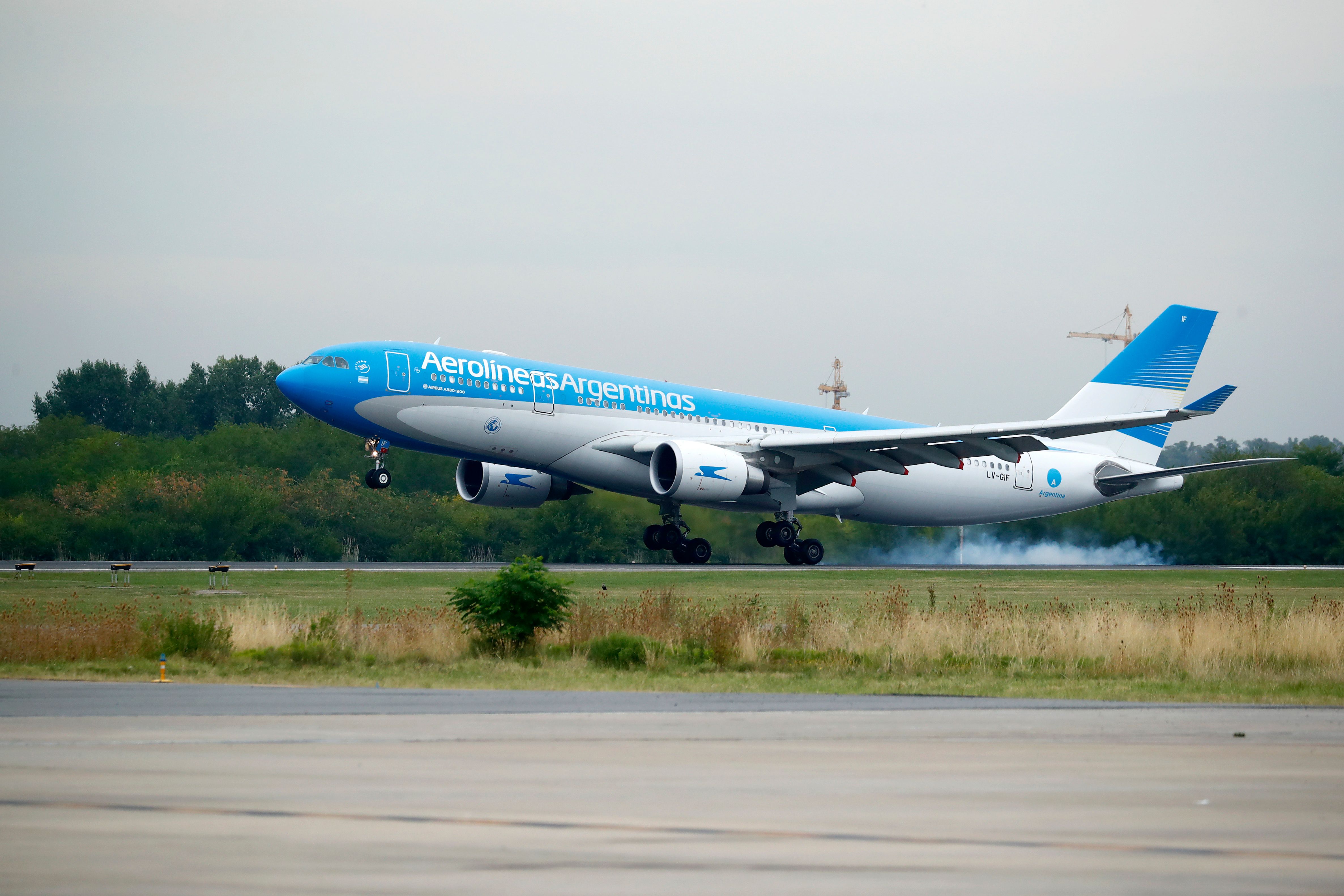 An Aerolíneas Argentinas aircraft