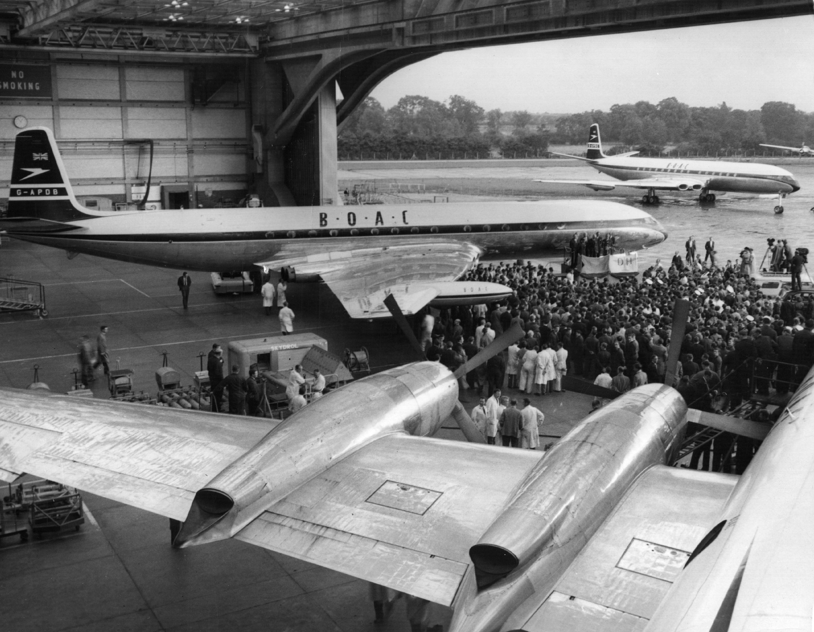 De Havilland Comet IV BOAC ceremony