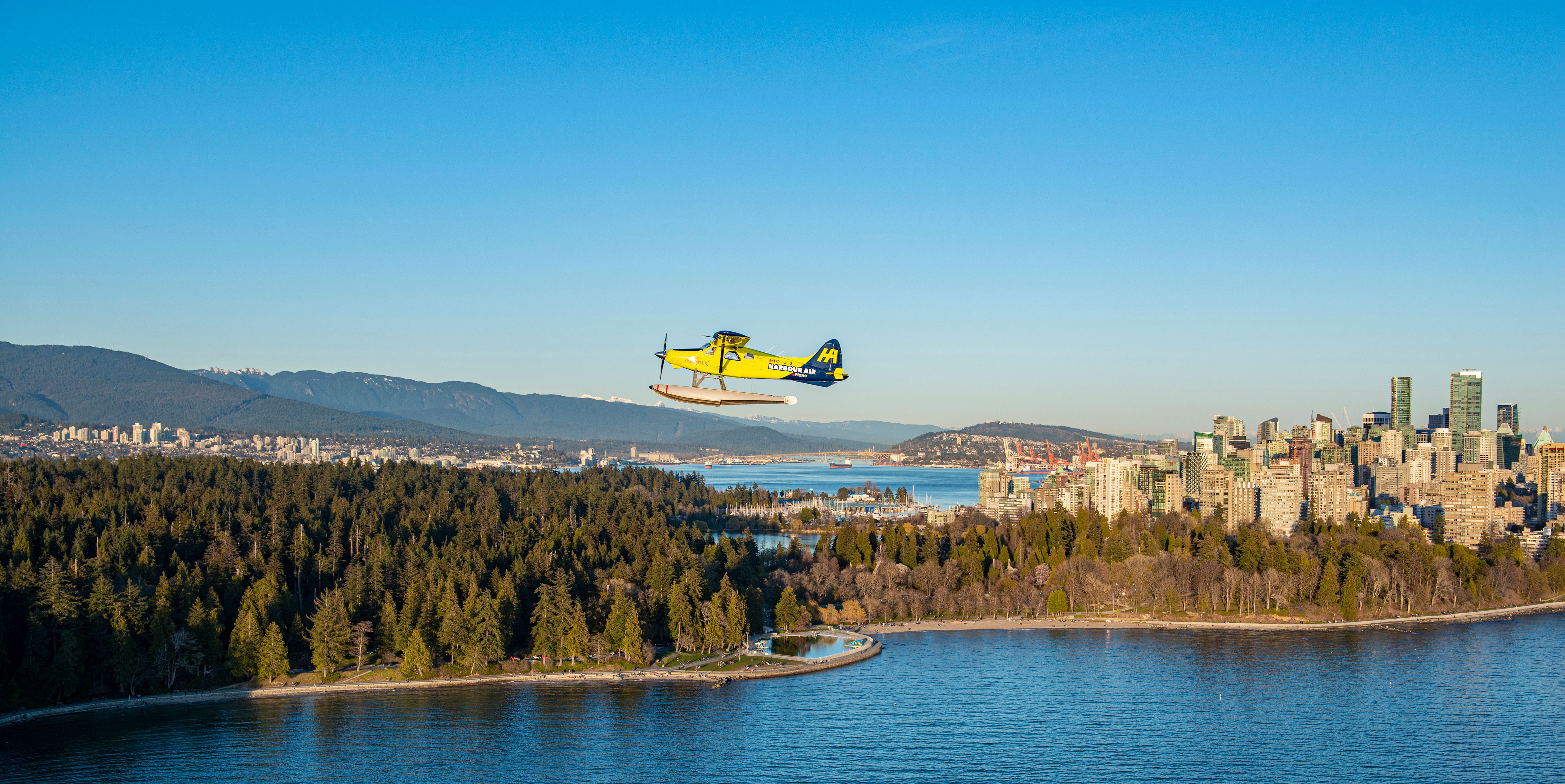 Harbour_Air_ePlane_2021Apr_5291 - L'ePlane de Harbour Air survolant Vancouver, Colombie-Britannique, Canada