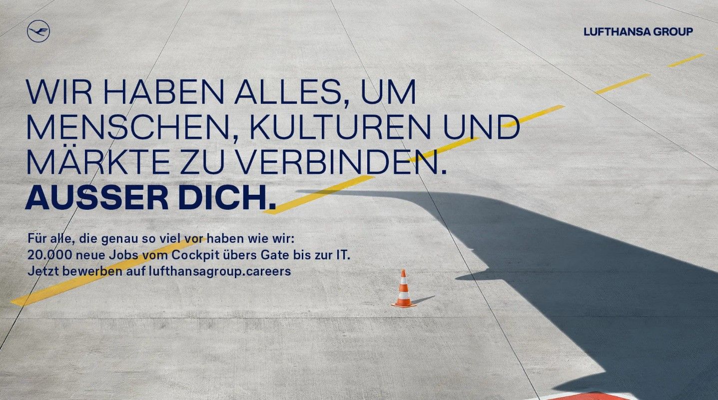 Lufthansa recruitment campaign