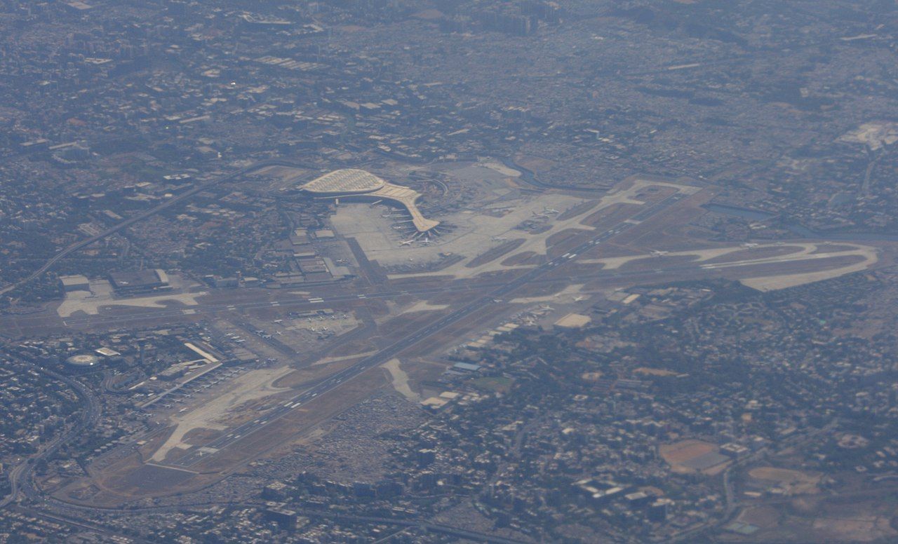Mumbai Airport Aerial View