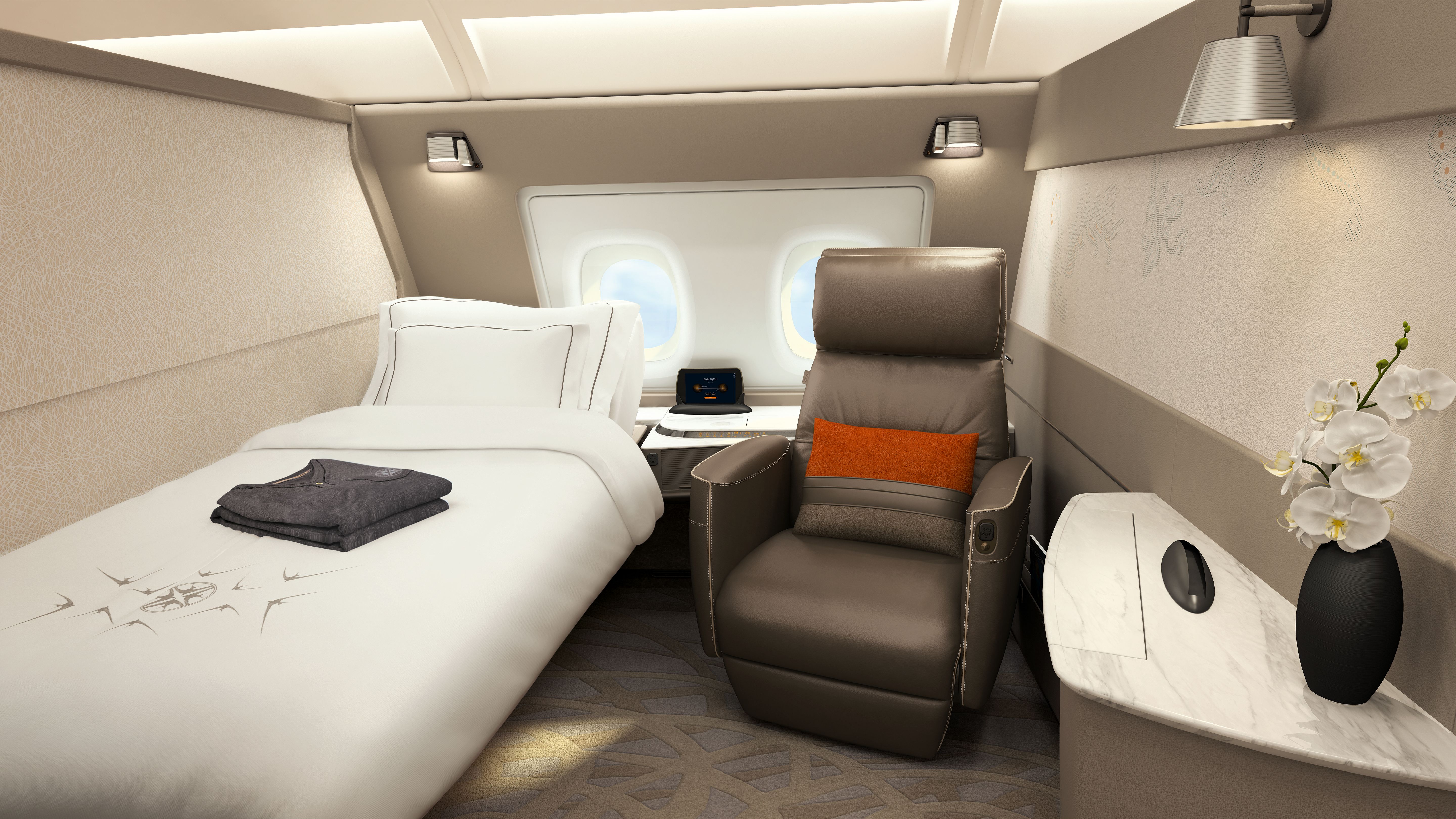 Singapore Airlines A380 Cabin