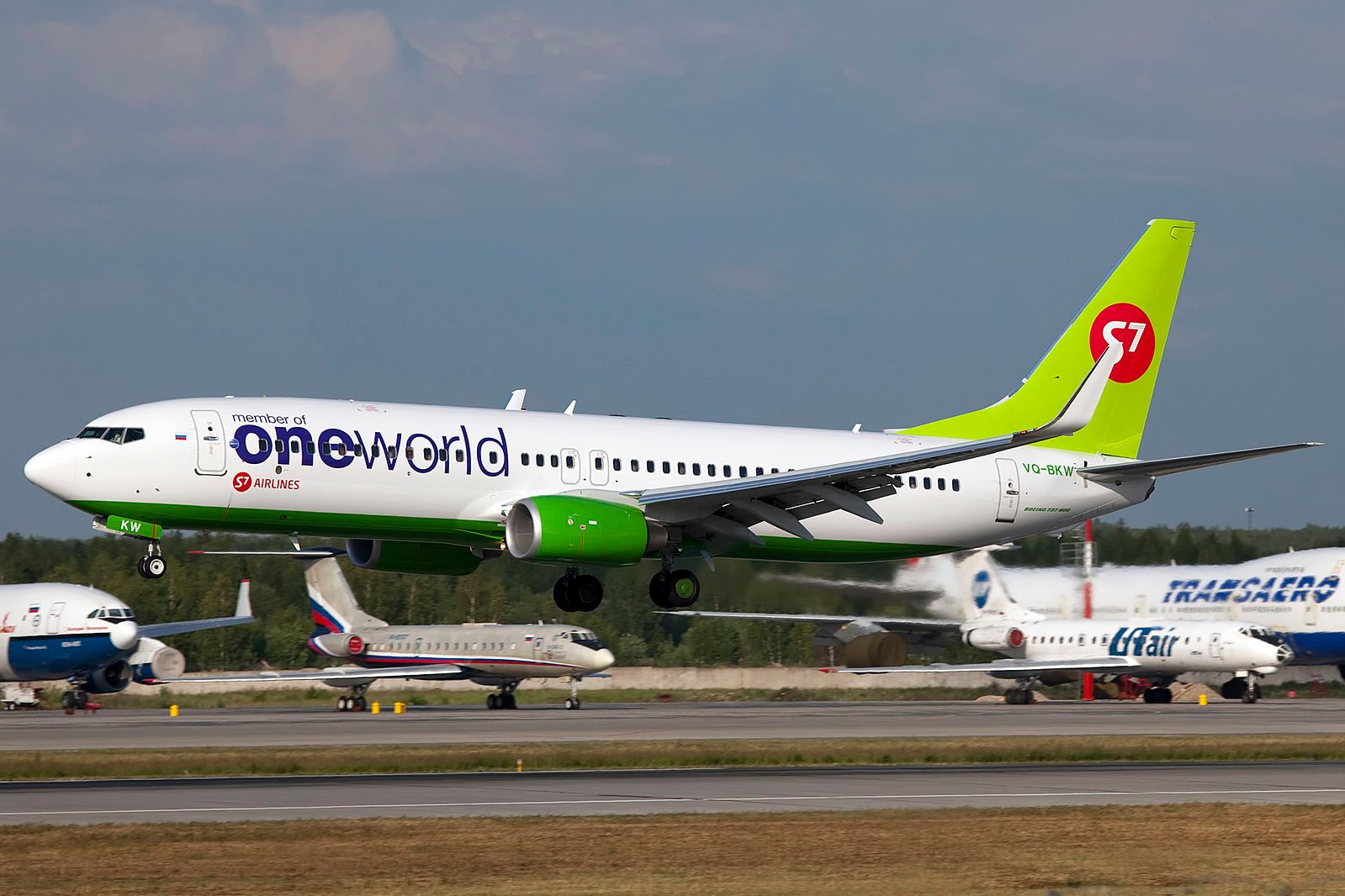 S7 oneworld special livery 737-800 