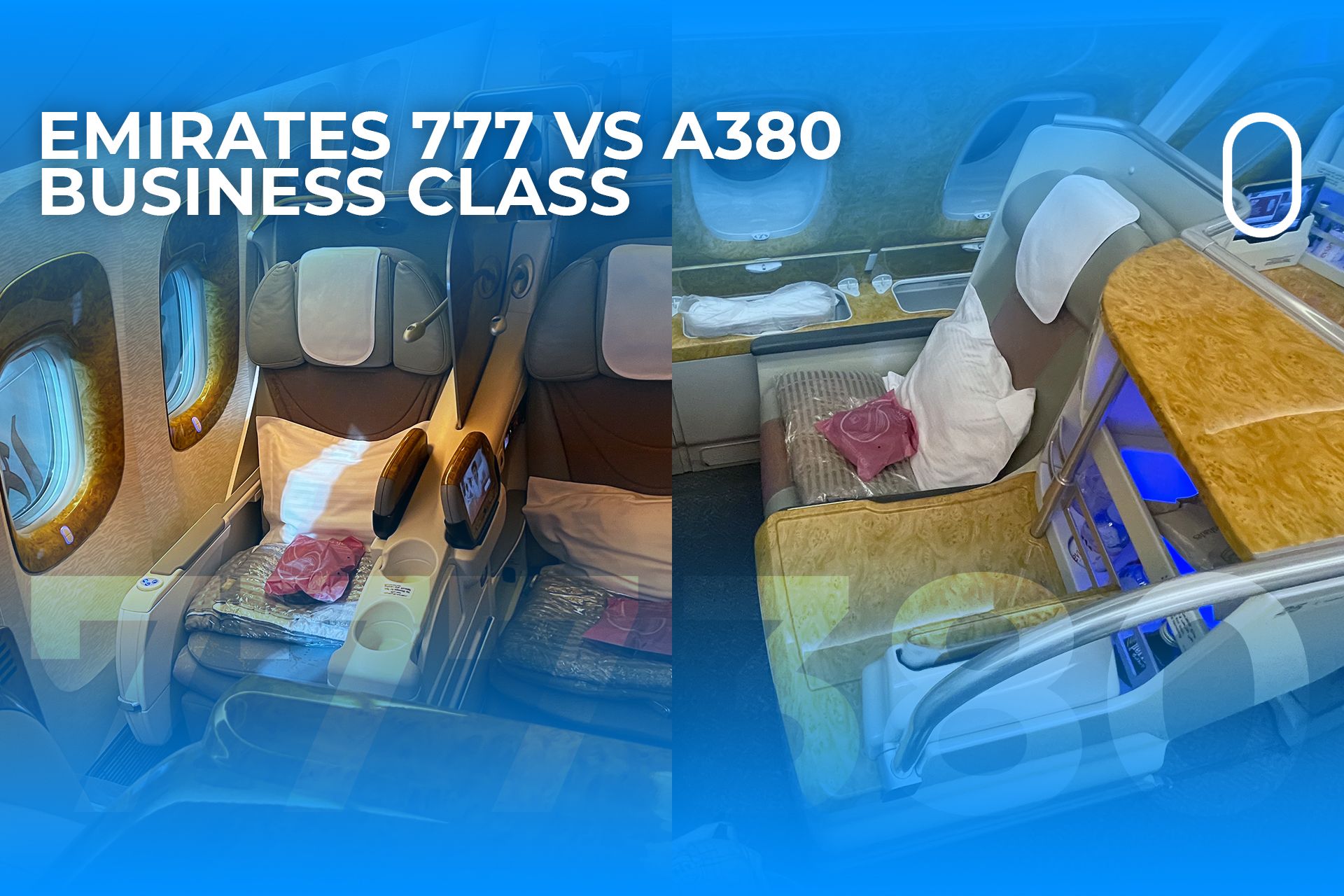 Emirates Boeing 777 vs Airbus A380 Business Class: ¿Qué cabina es mejor?