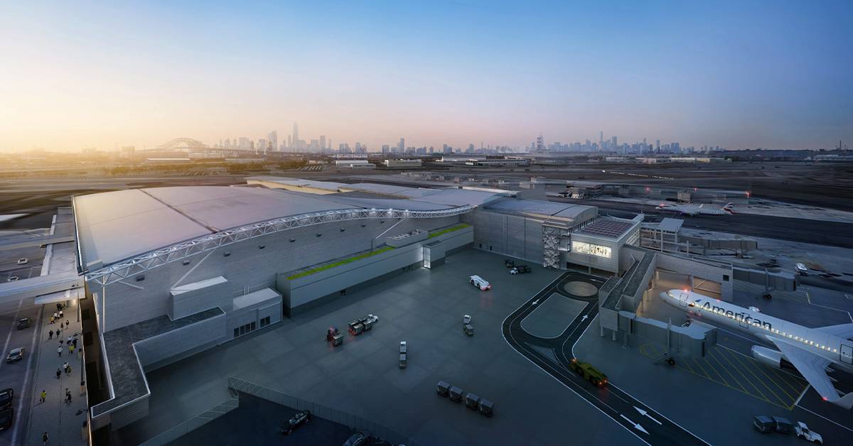 Render of JFK's Terminal 8