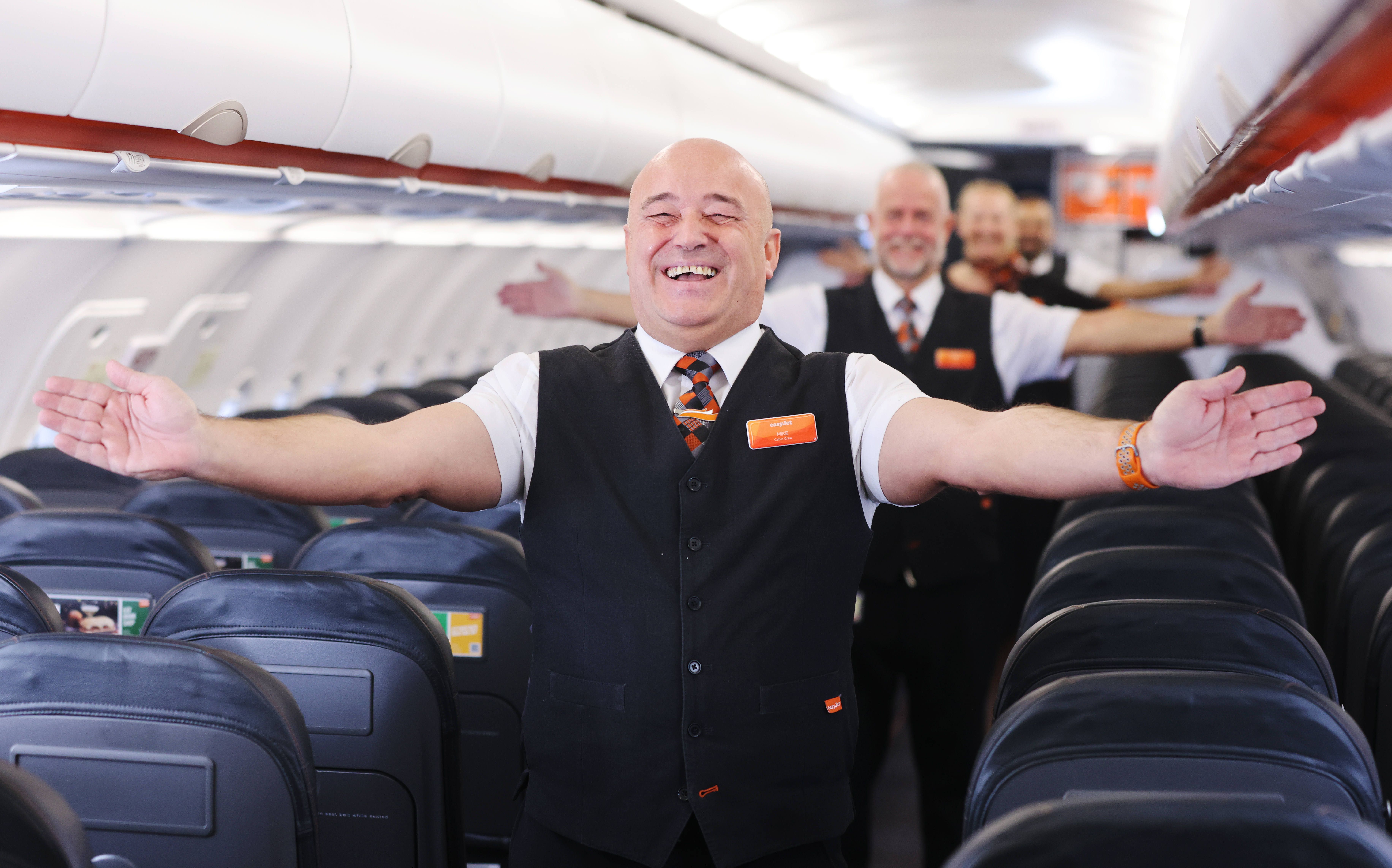 easyJet is encouraging adults over the age of 45 to join the airline