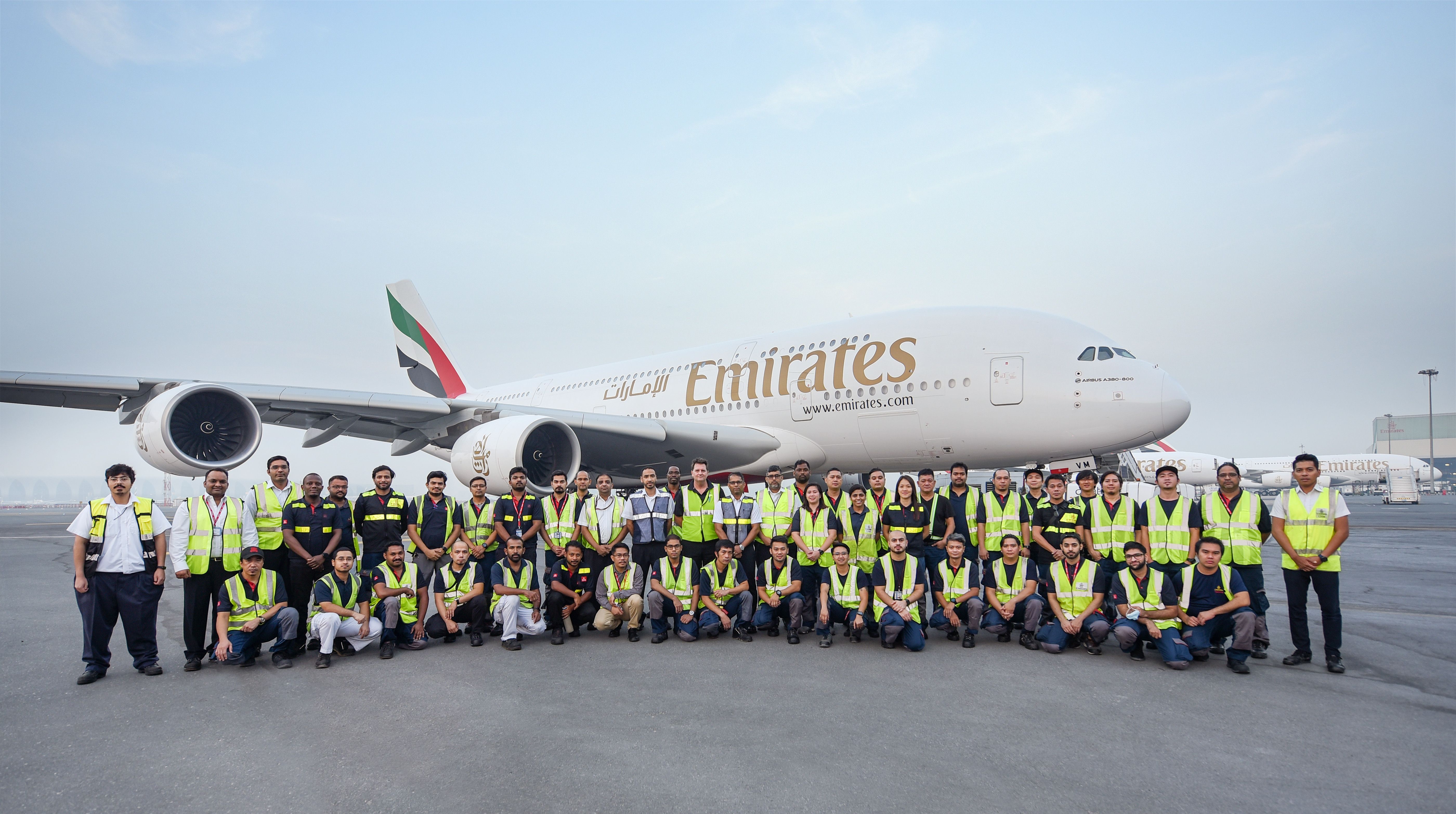 First Emirates A380 to begin retrofit program