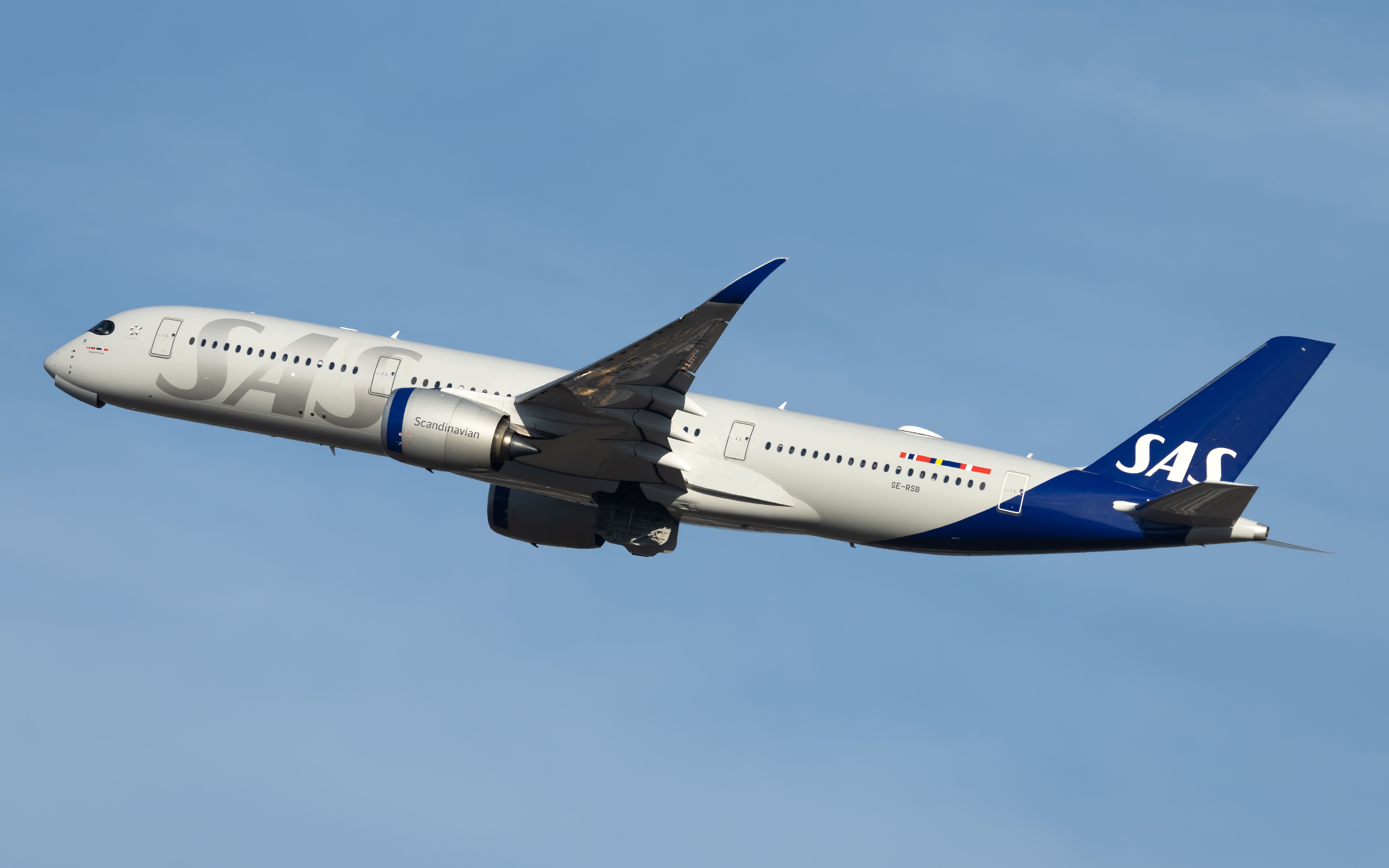 A SAS Airbus A350-941 registration SE-RSB