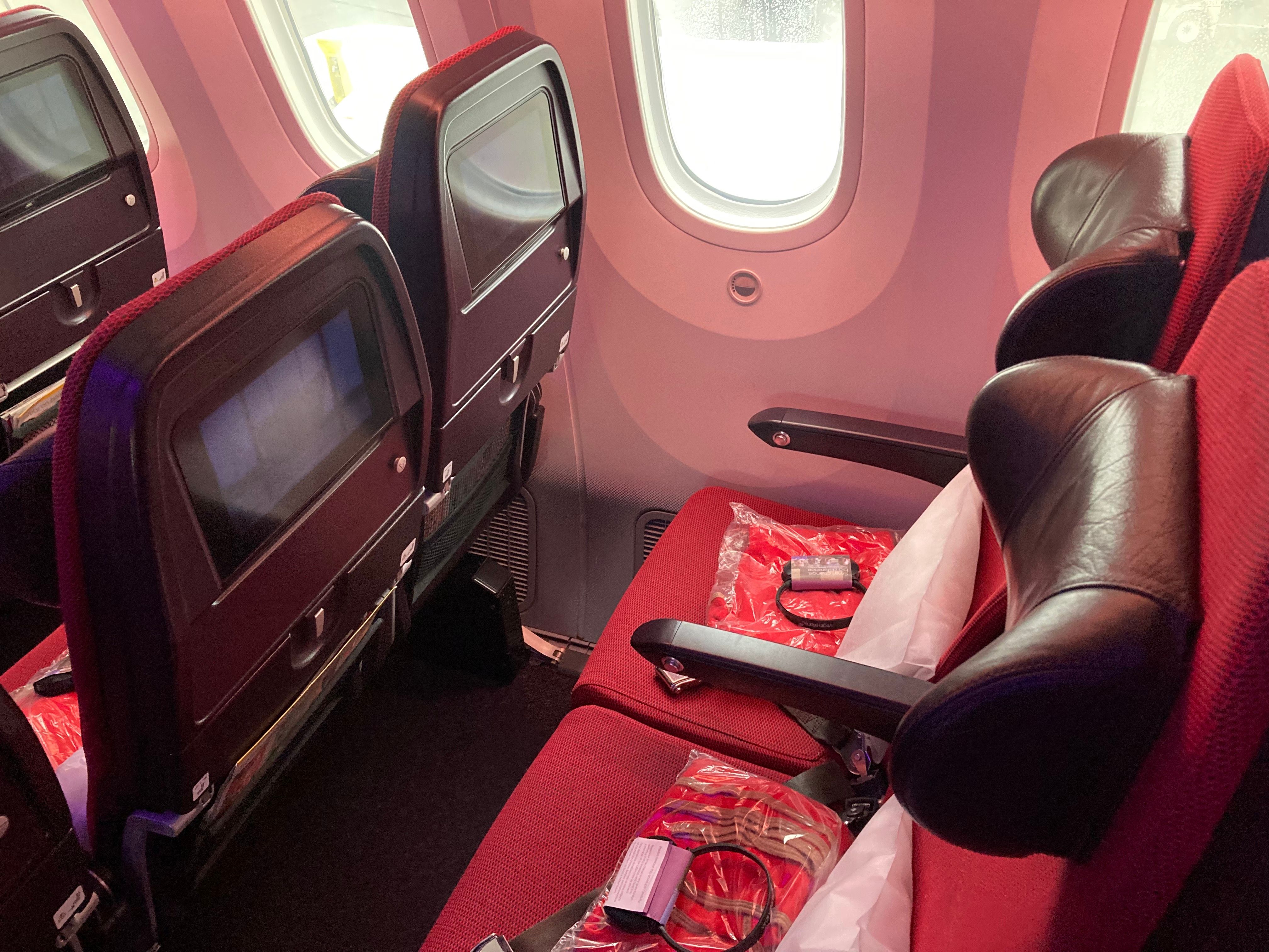 Virgin Atlantic 787 economy seat