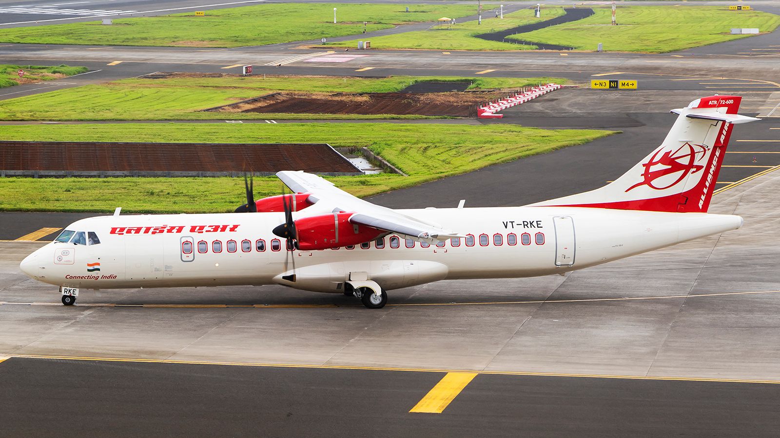 Alliance Air ATR aircraft in Mumbai