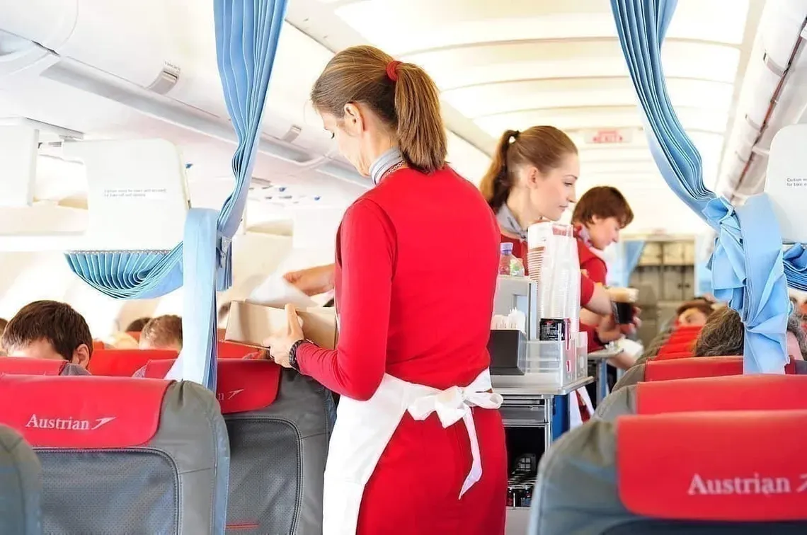 Austrian Airlines cabin crew service