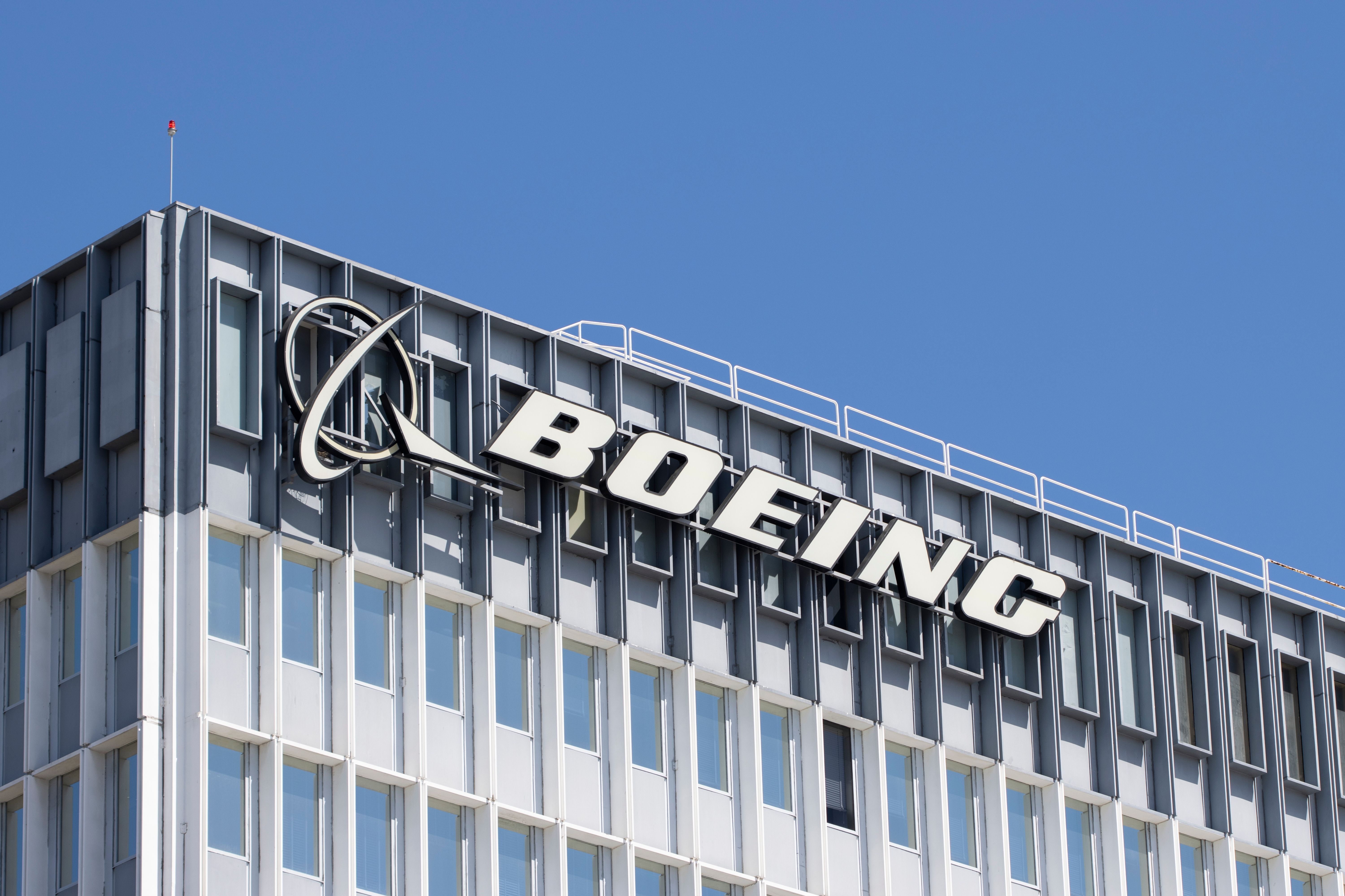 Boeing's logo in El Segundo, California