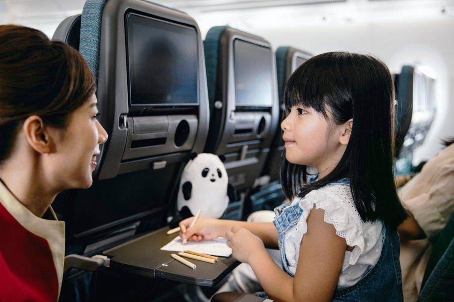 cathay pacific child travel alone