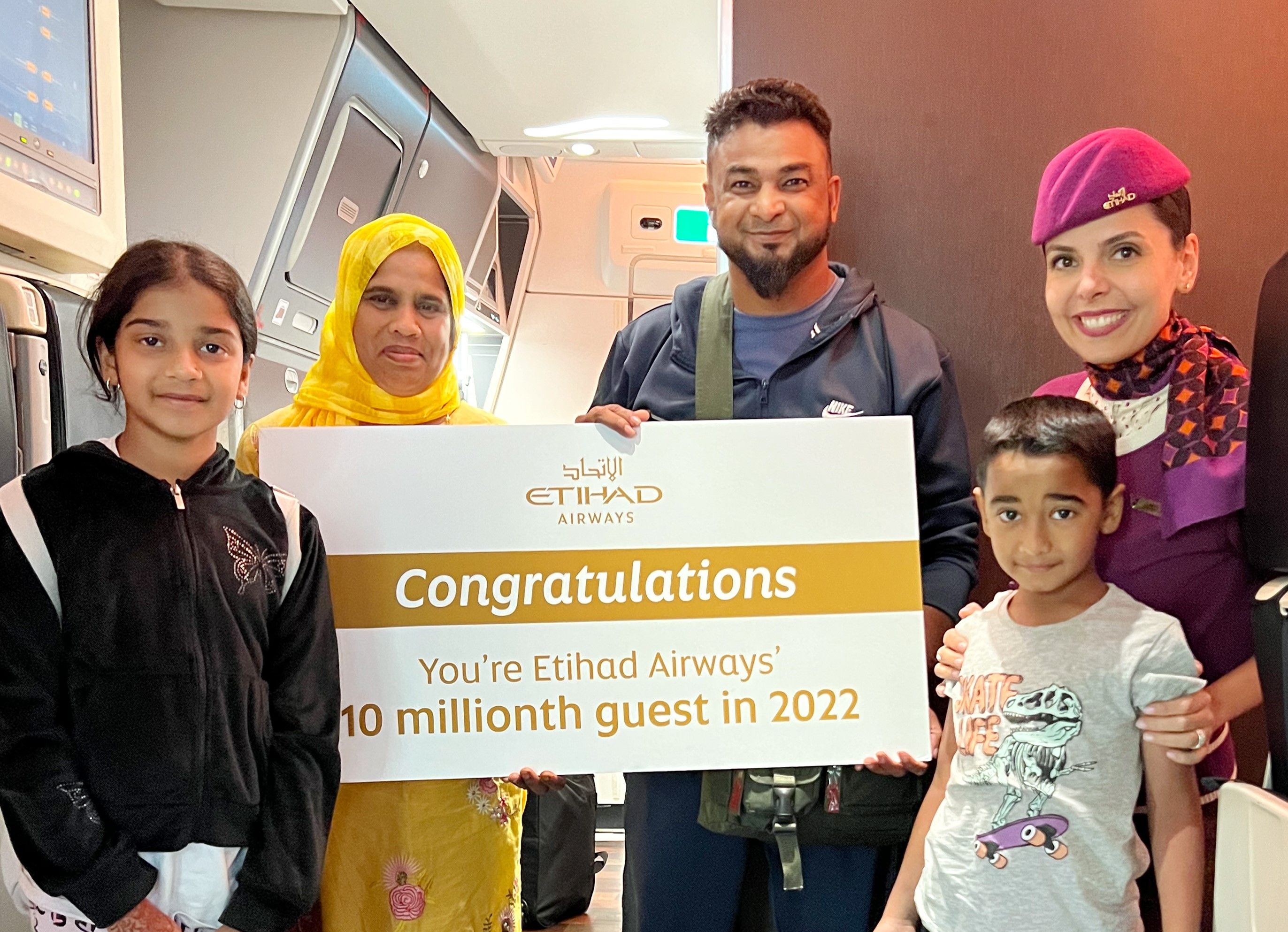 Etihad Airways Has Carried Over 10 Million Passengers This Year