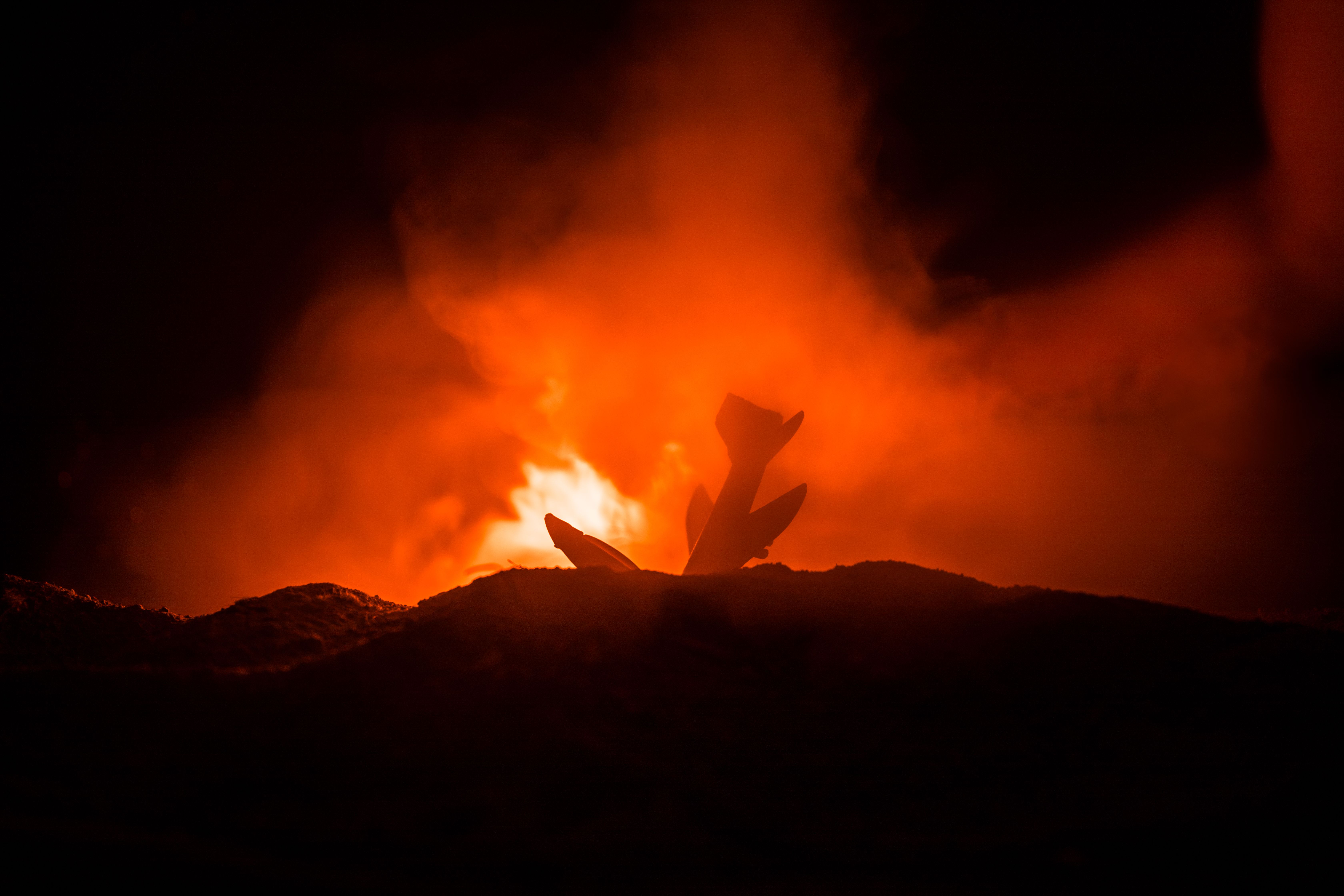 Fiery Air Crash Shutterstock