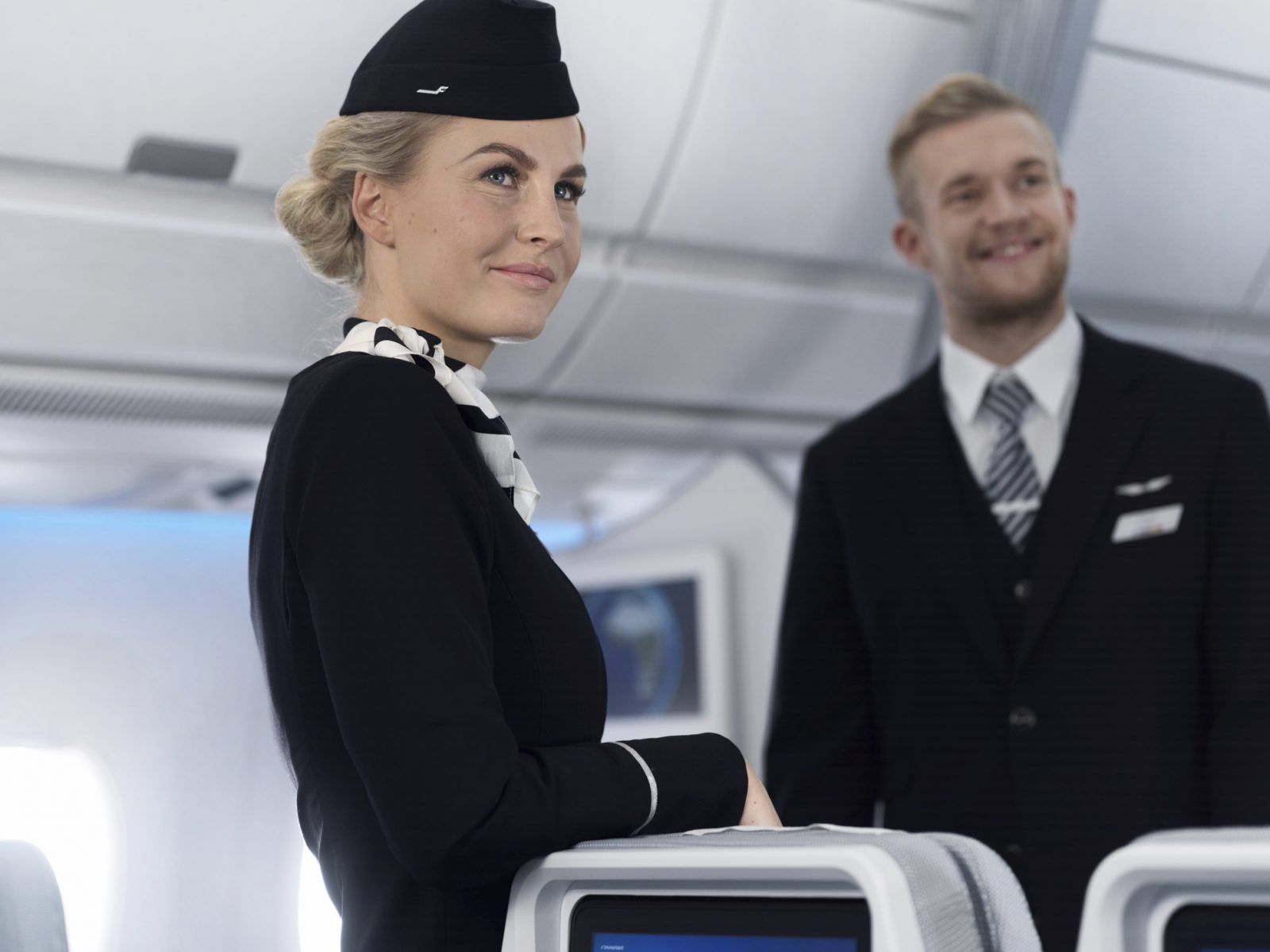 Finnair flight attendants.