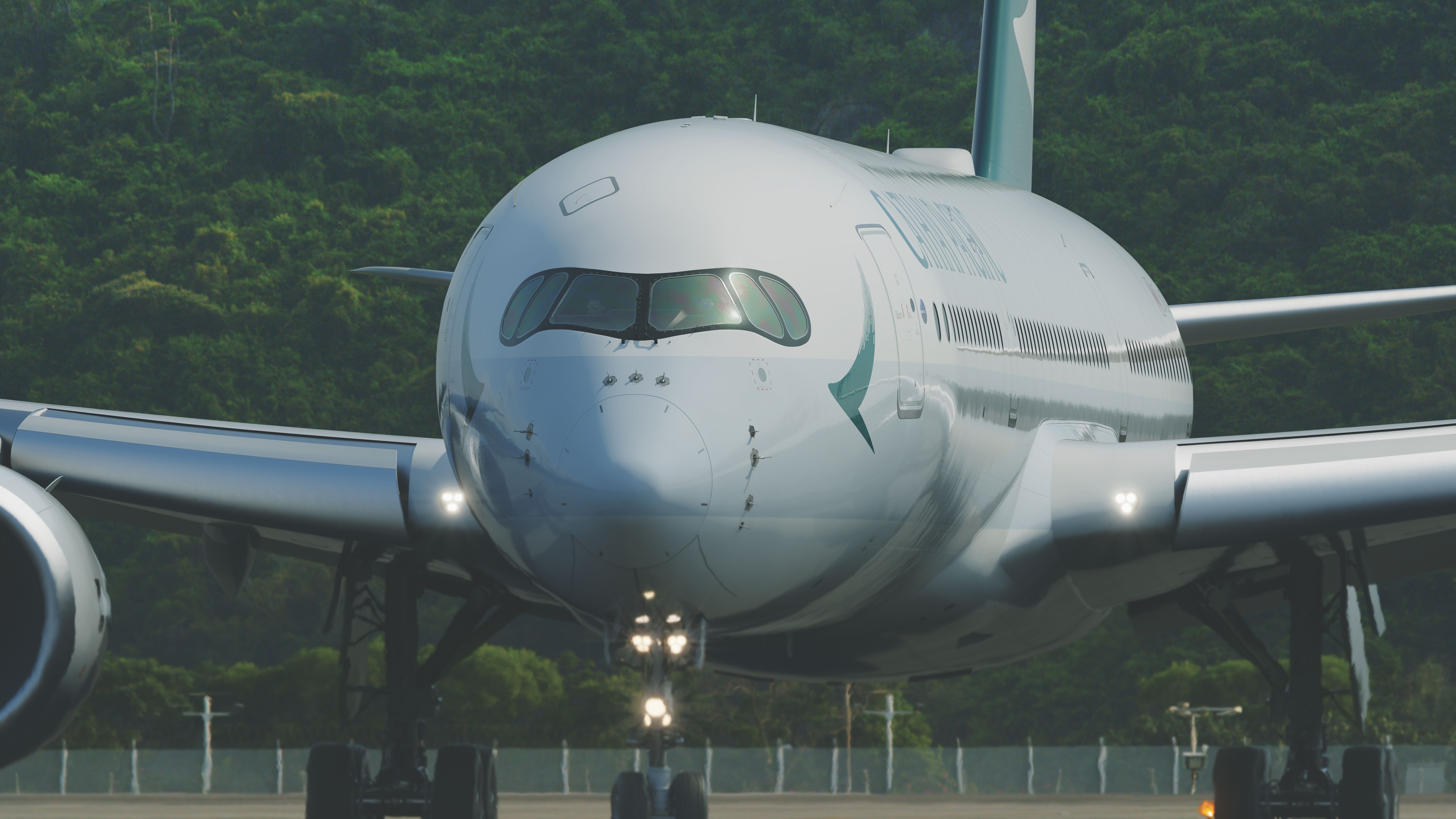 A Cathay Pacific Airbus A350-900