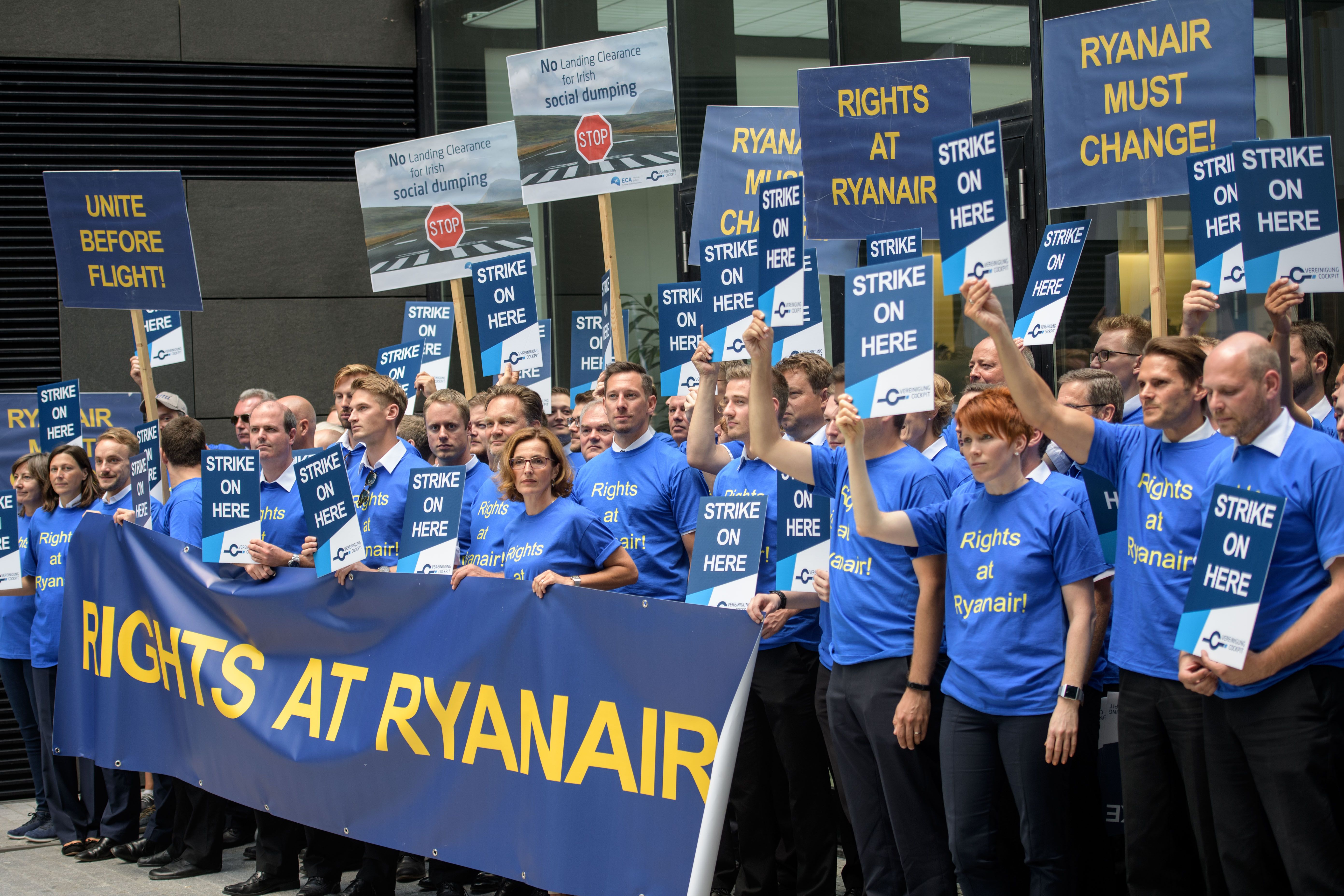 handling strike ryanair