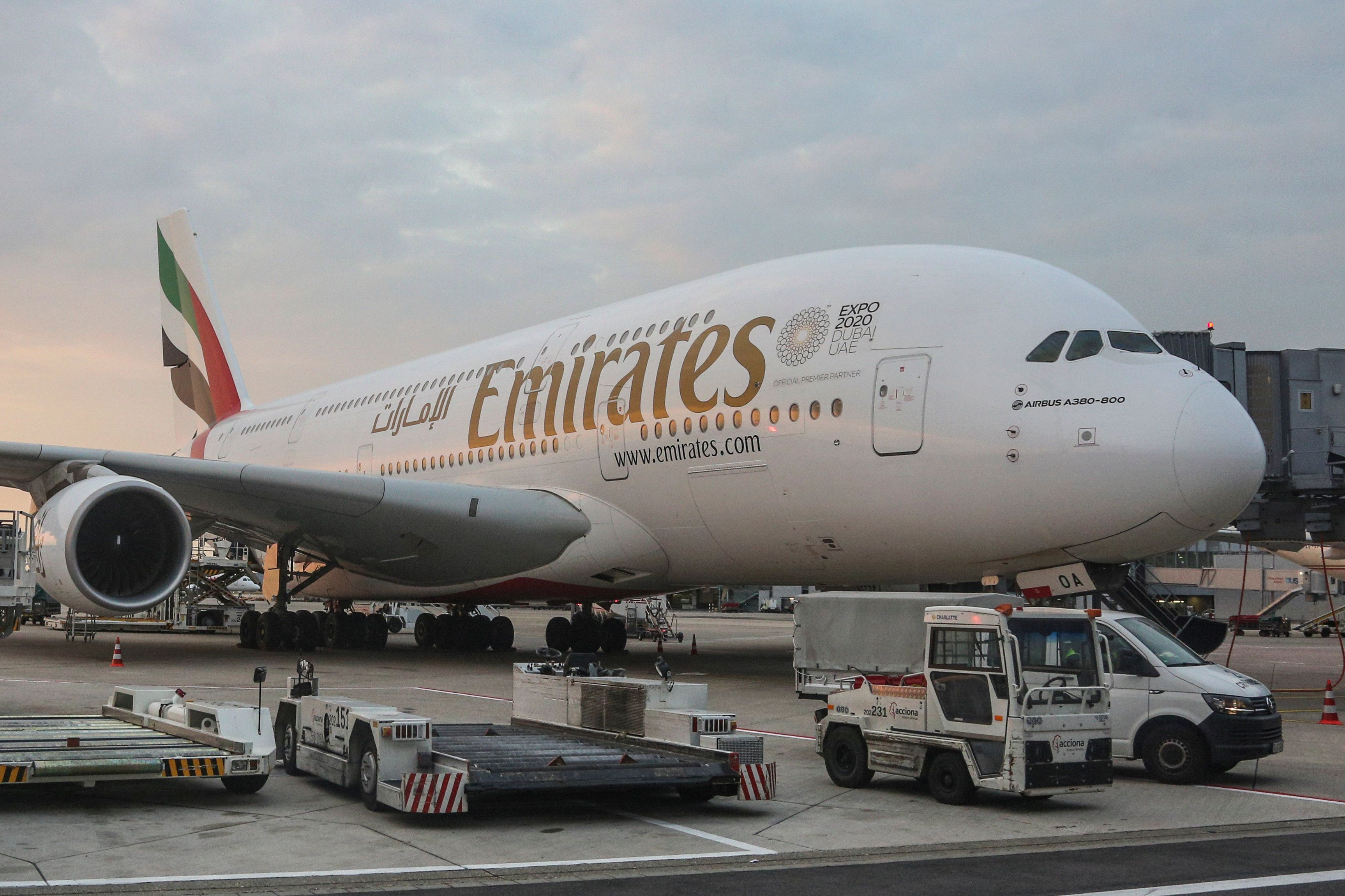 Emirates operates a flurry of A380 routes to North America