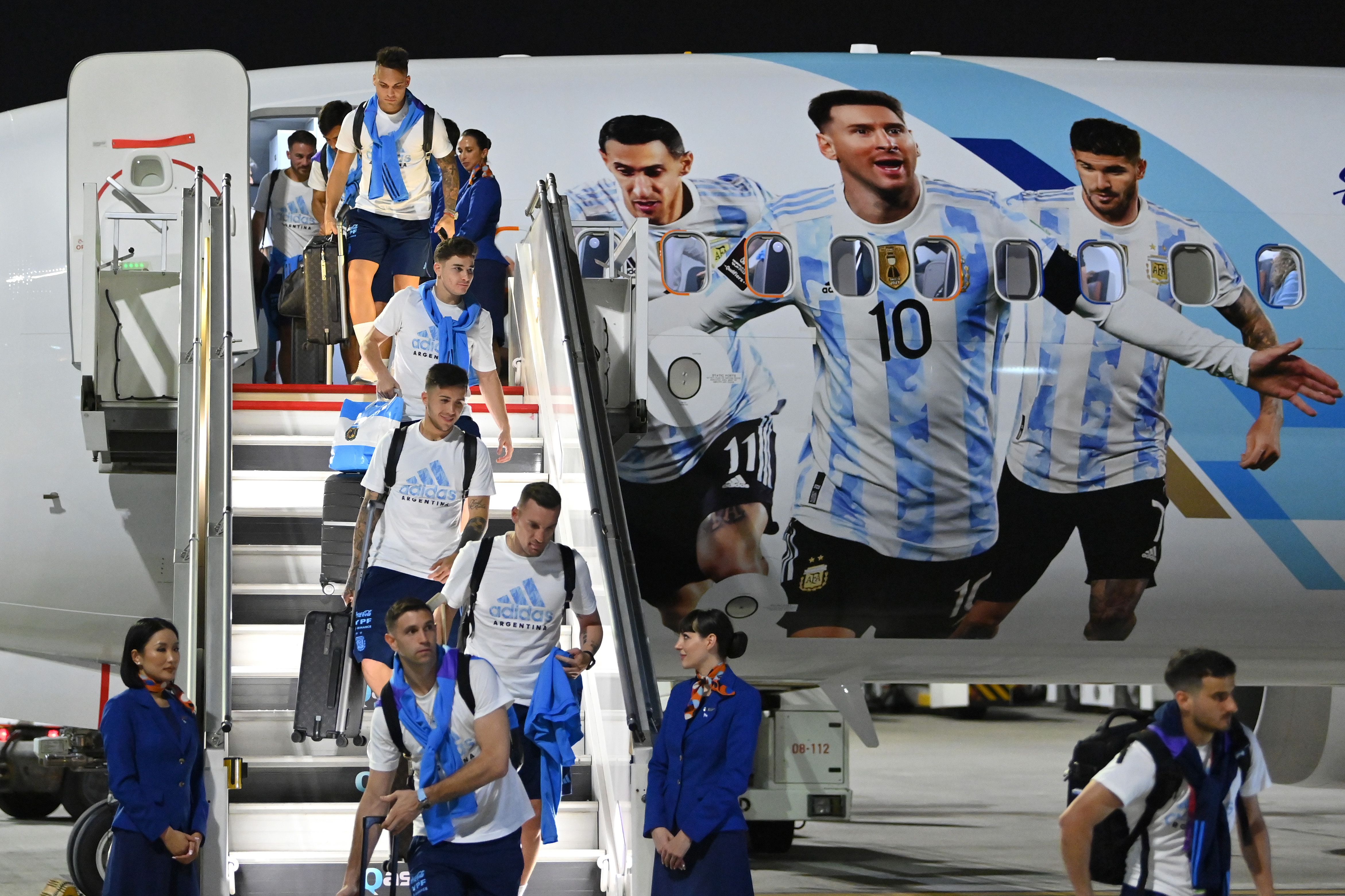 Argentina arrives at FIFA world cup 2022