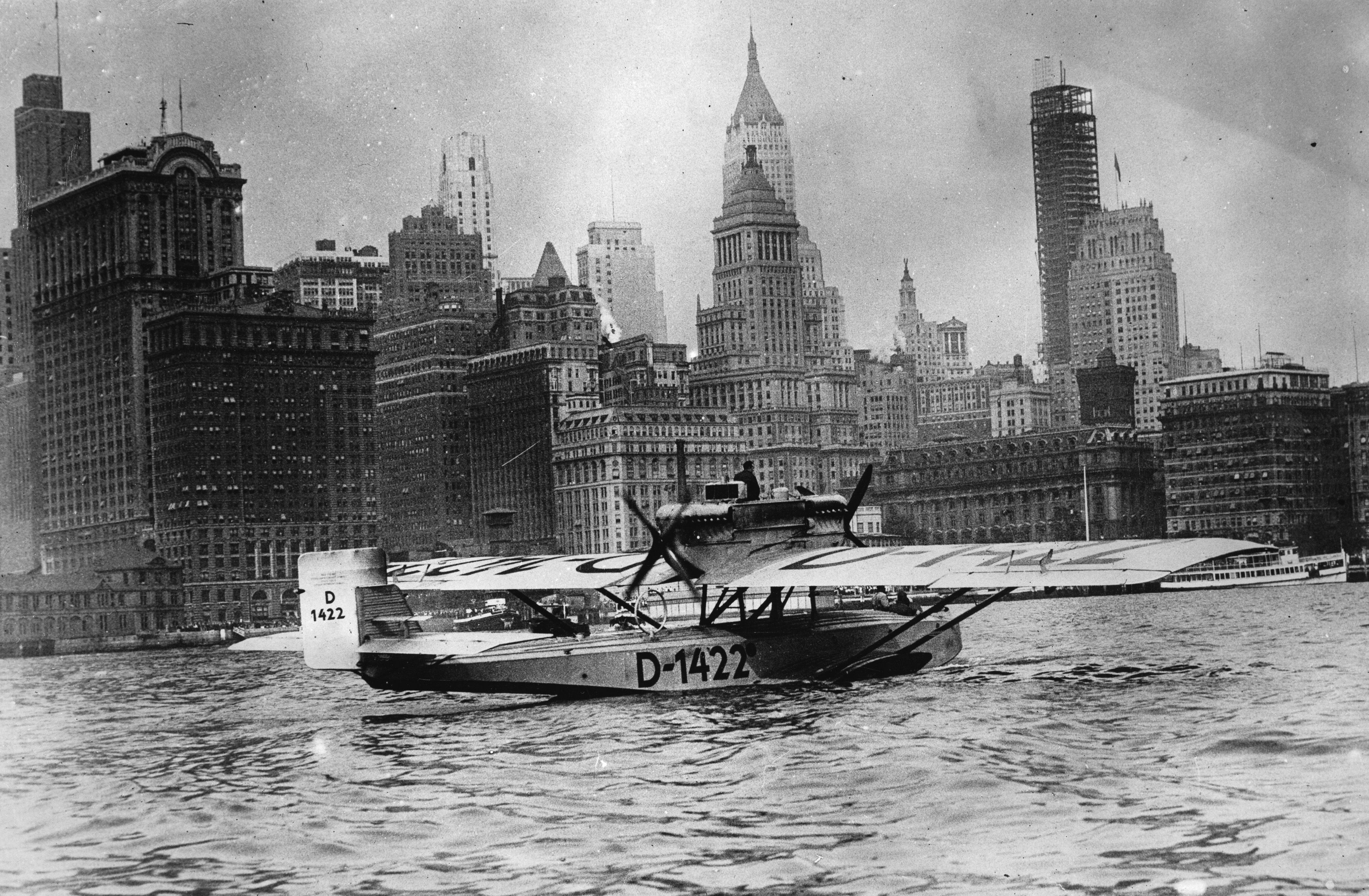 GettyImages-167527291 - German Trans-Atlantic flyers arriving in New York. Capt. Wolfgang von Gronau