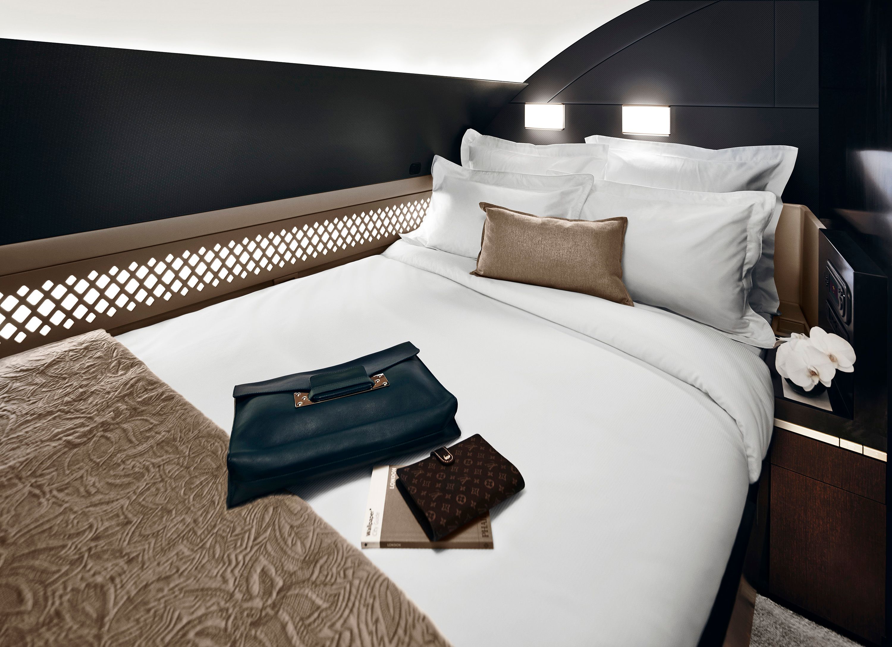  A general view of The Residence inside an Etihad A380
