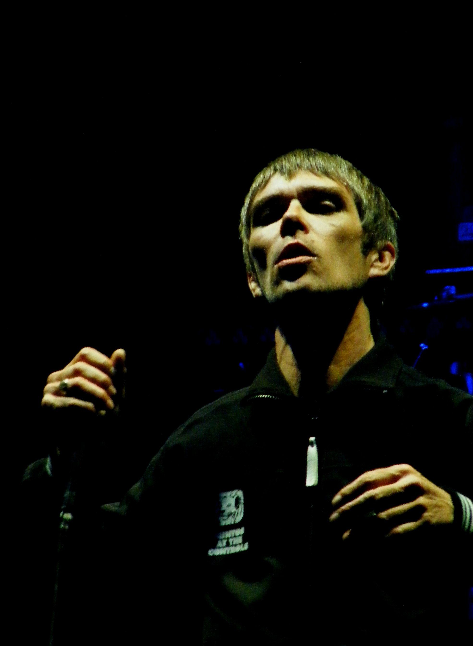 Ian Brown at Platt Fields Park, Manchester, on Friday the 11th of June 2010
