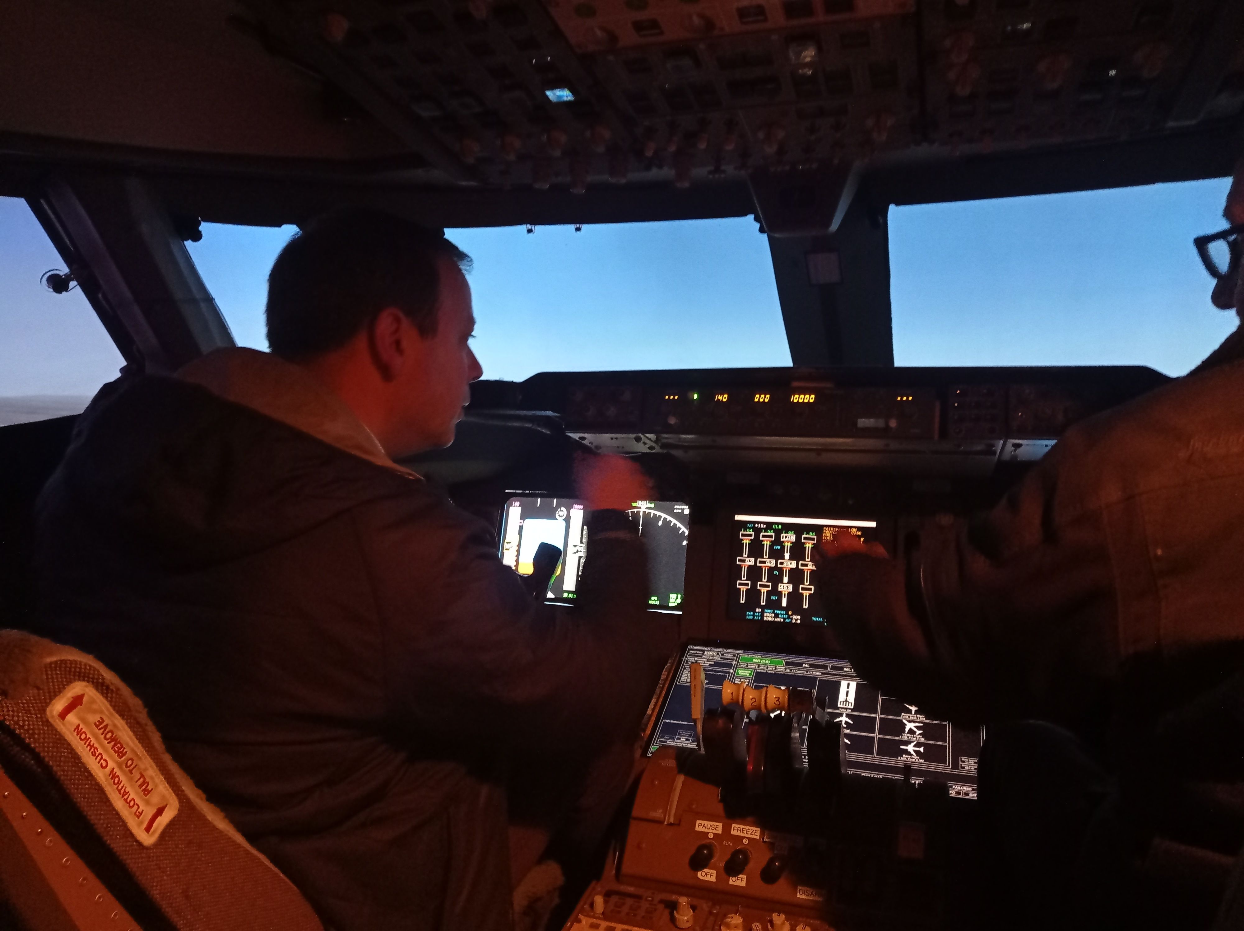 Boeing 747 simulator