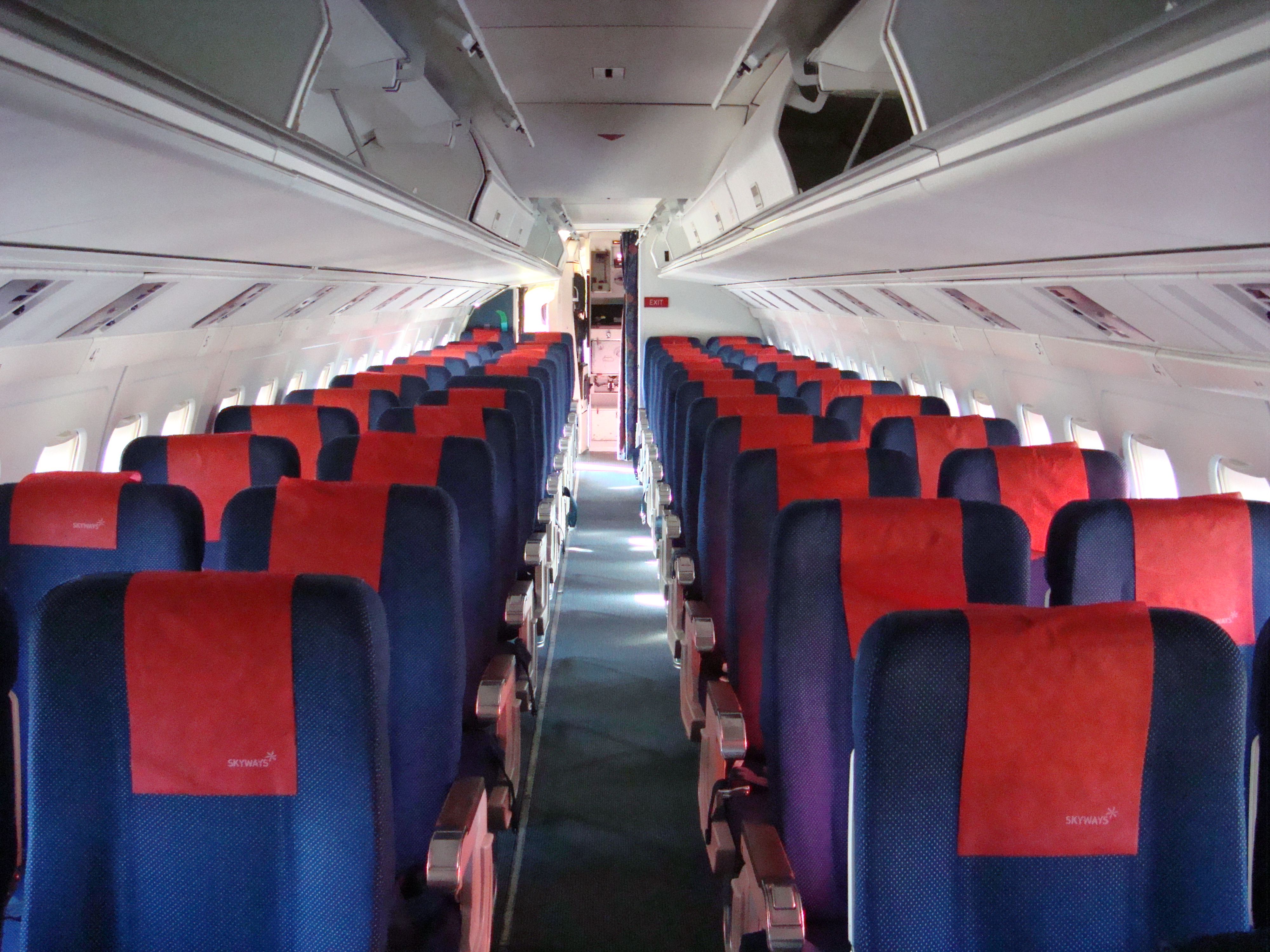 Fokker 50 cabin