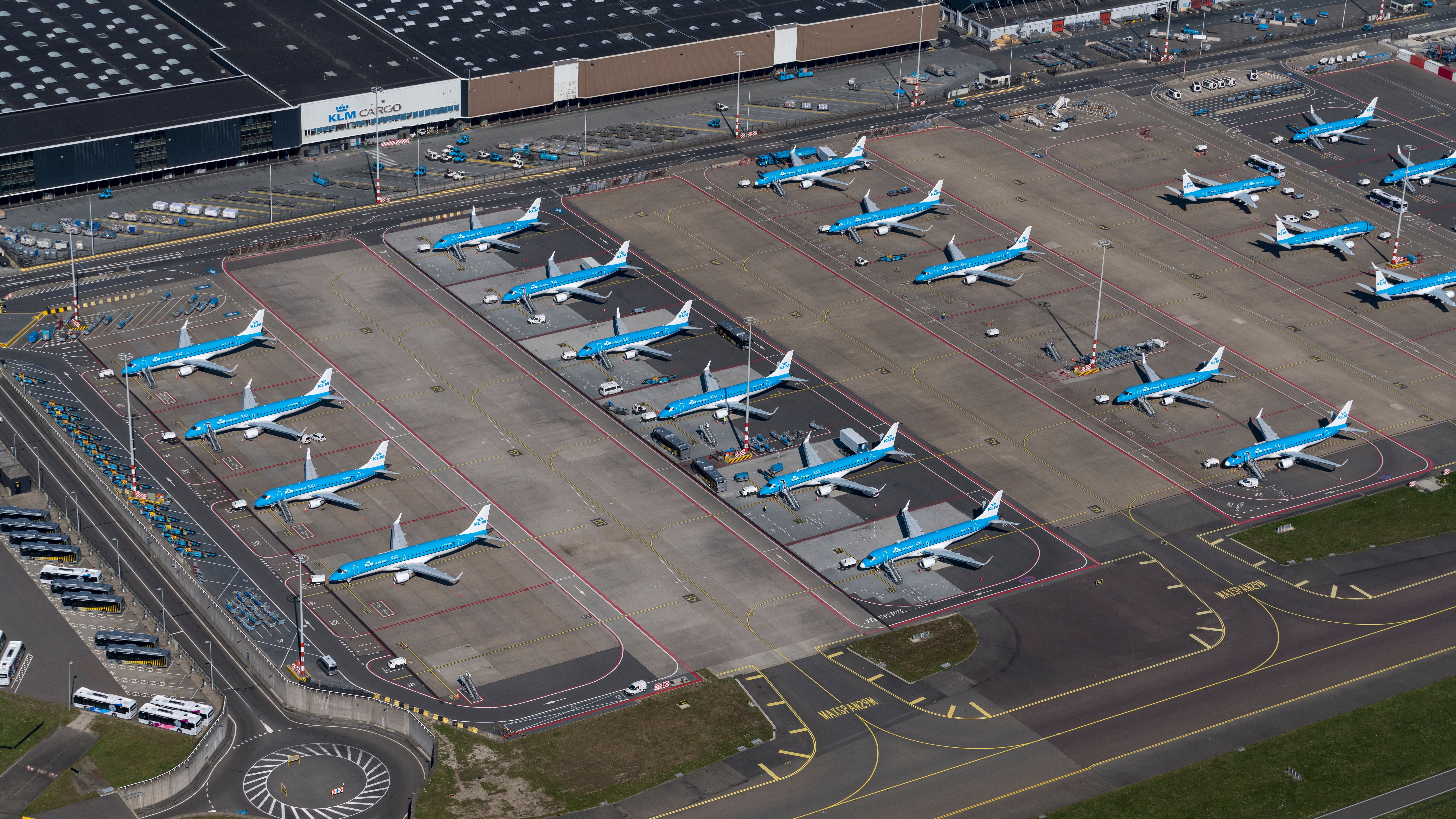 KLM Aircraft Parked Shutterstock