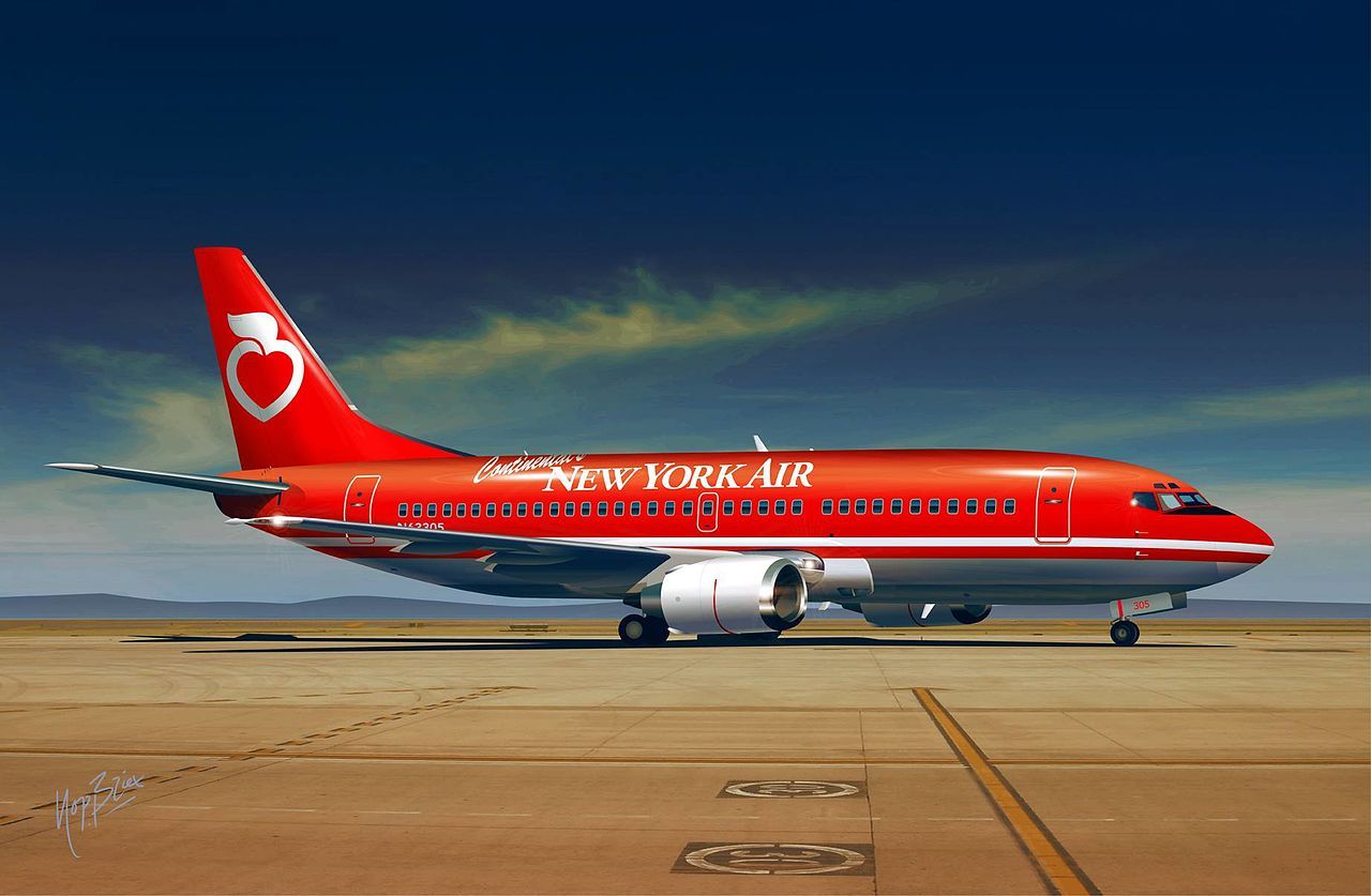 New York Air Boeing 737 Painting