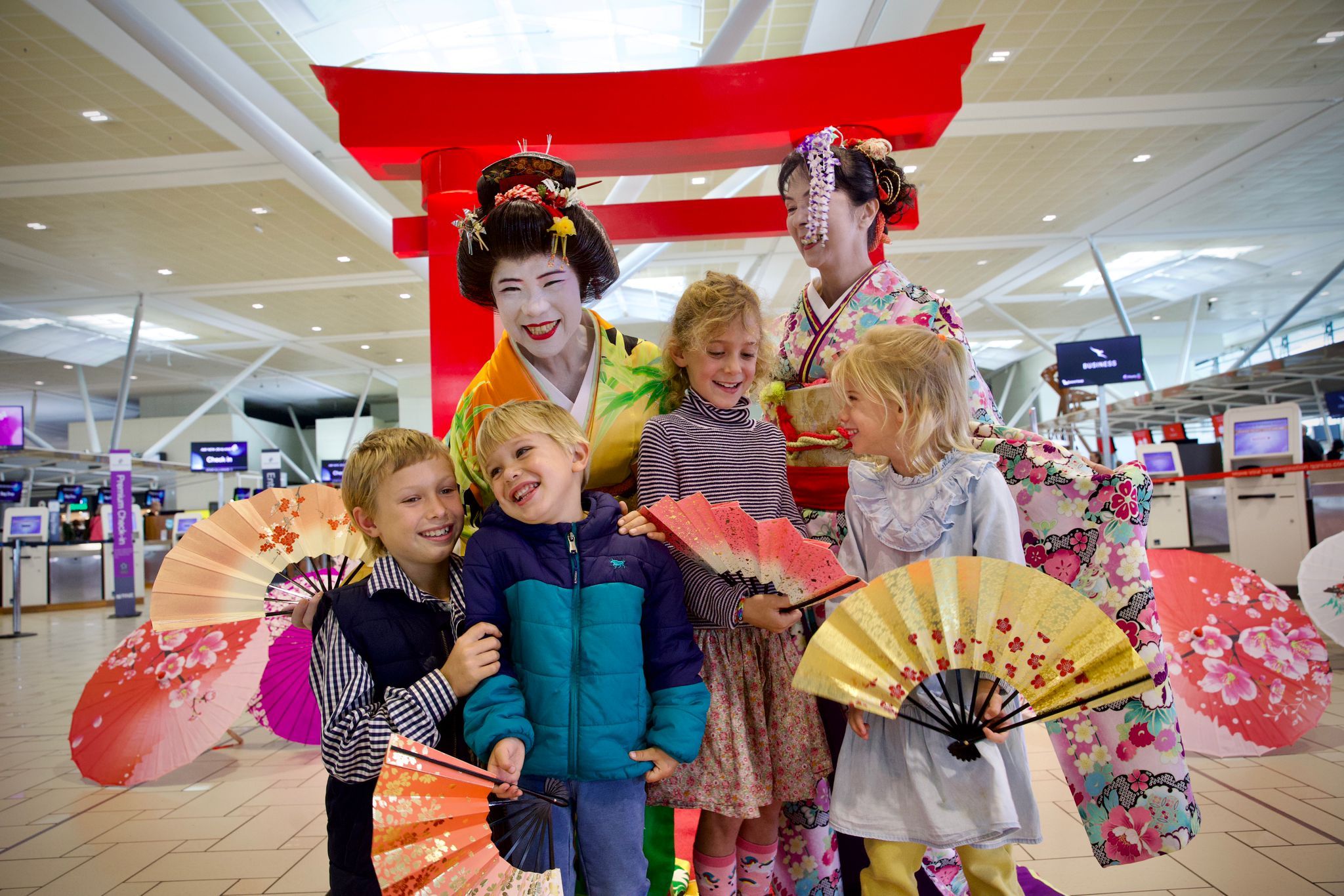 Qantas First QF61 Brisbane to Tokyo Haneda