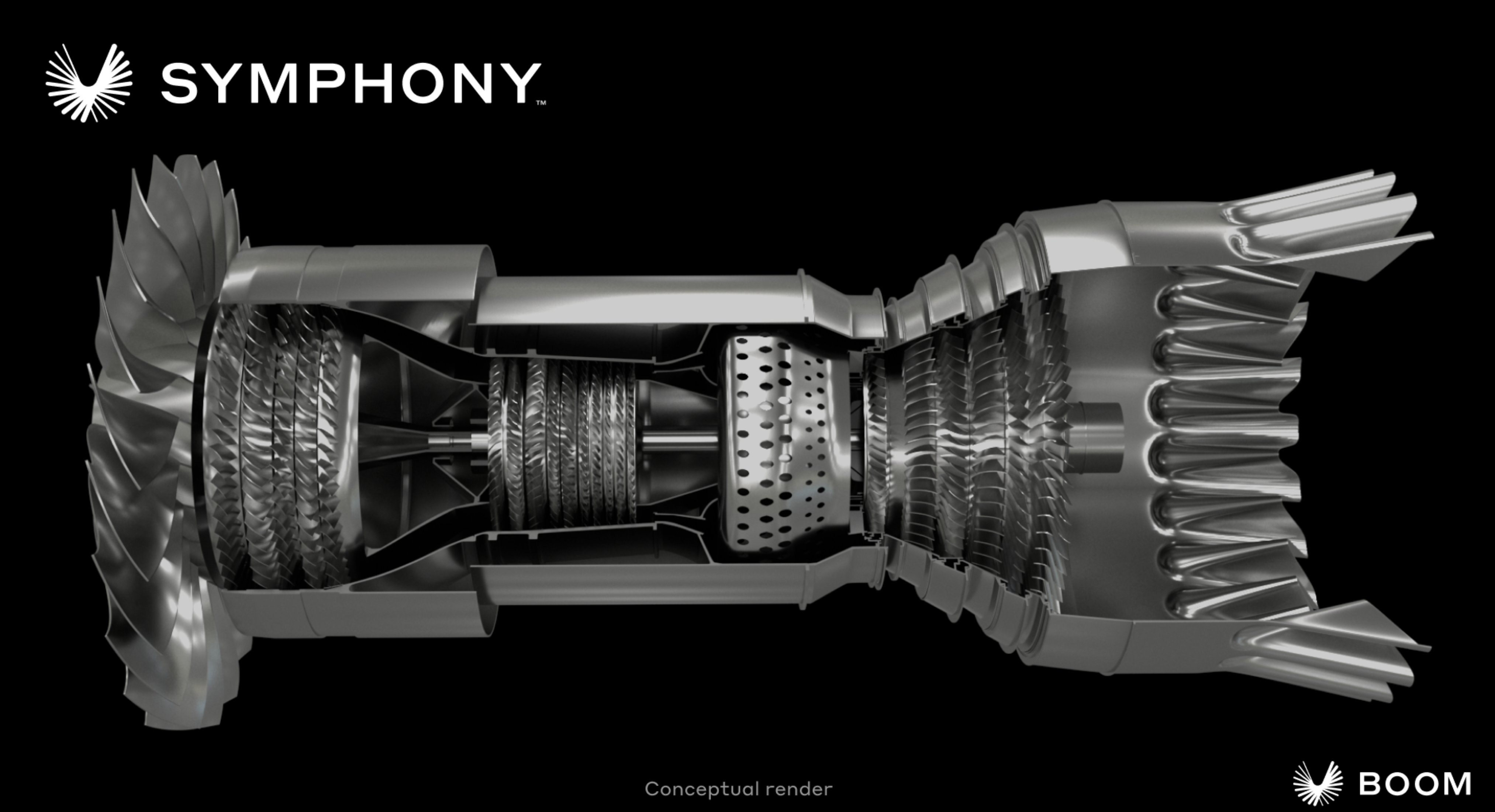 Boom Supersonic overture engine Symphony