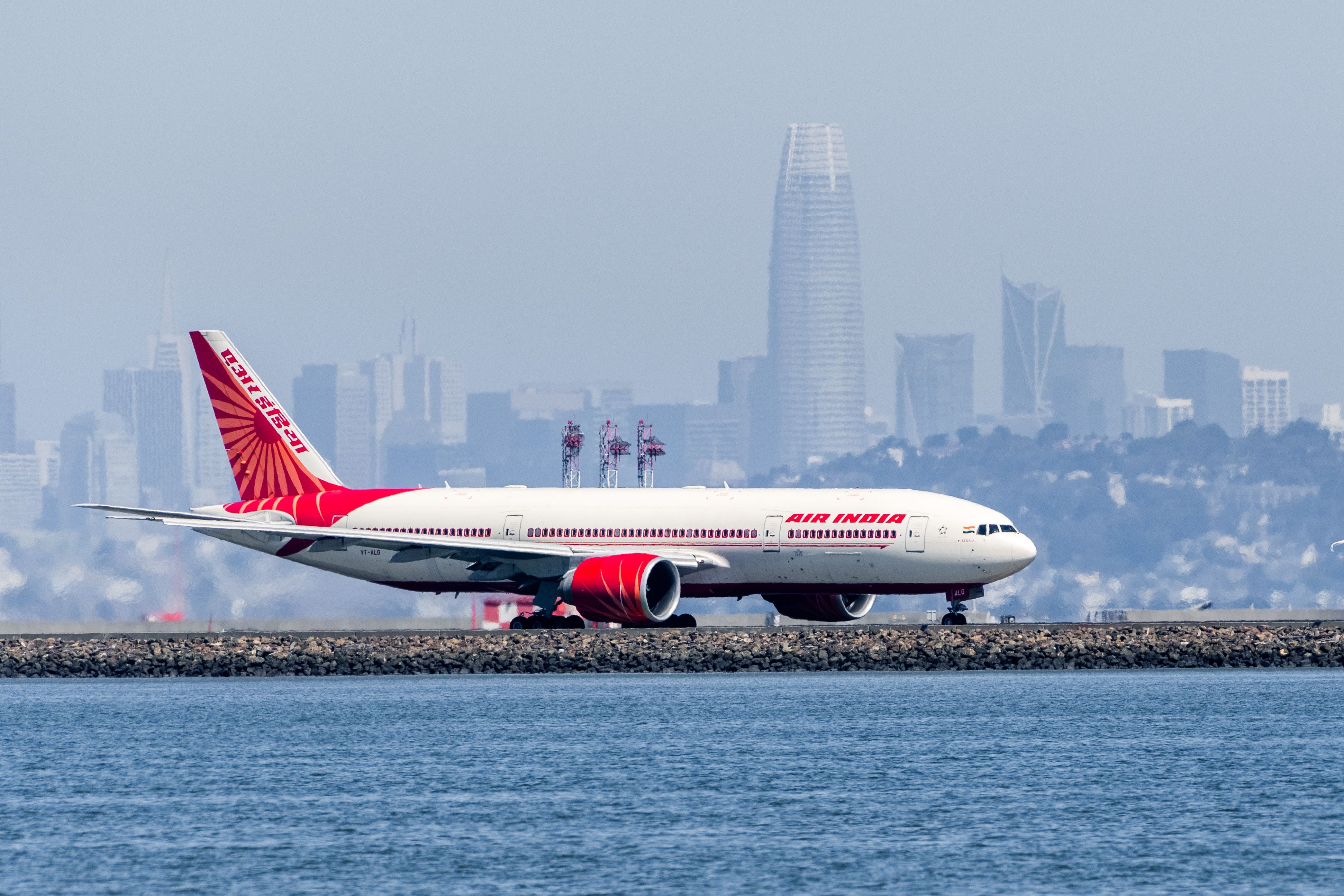 Air India Boeing 777 in San Francisco
