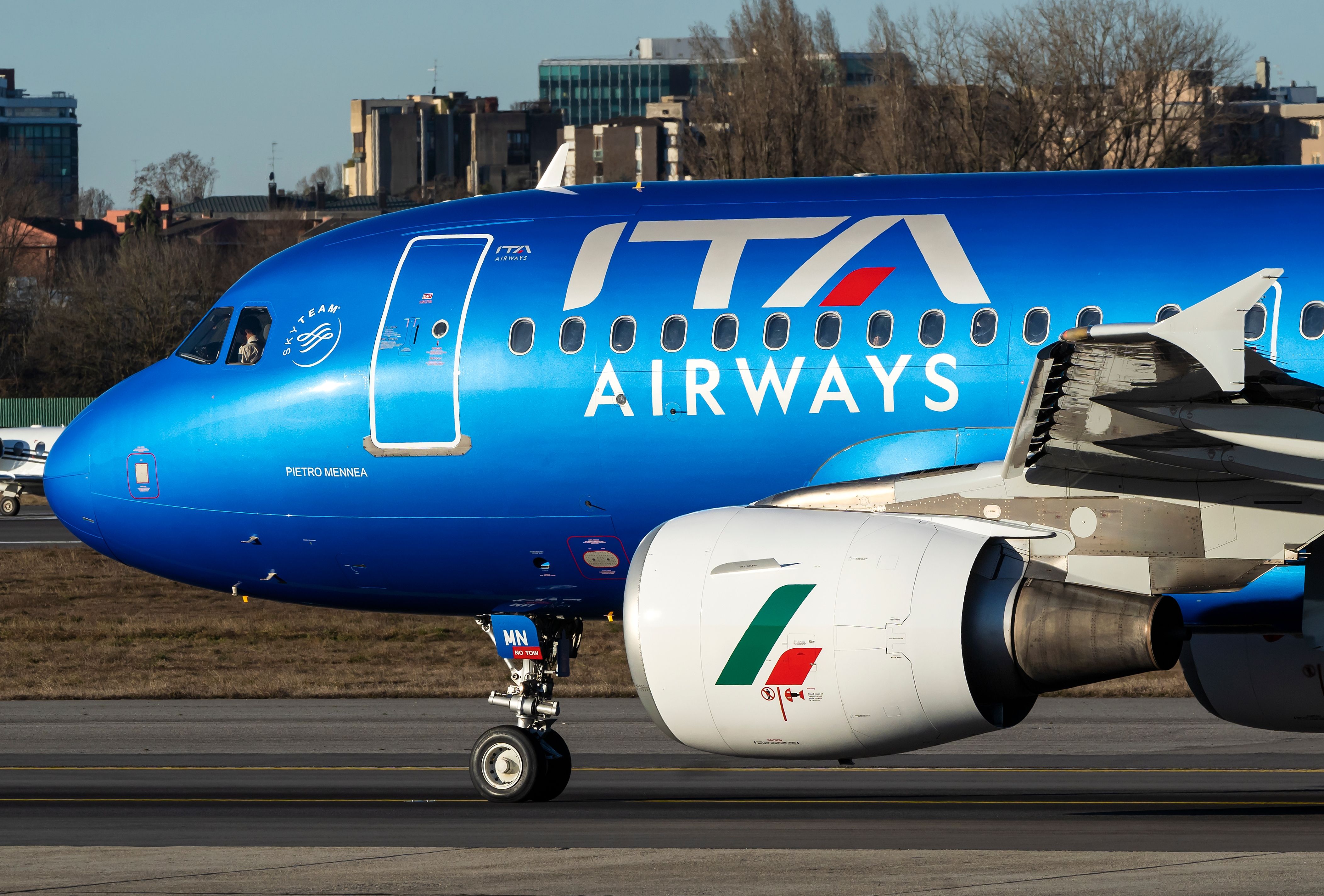 ITA Airways at Milan Linate Airport Airbus A319
