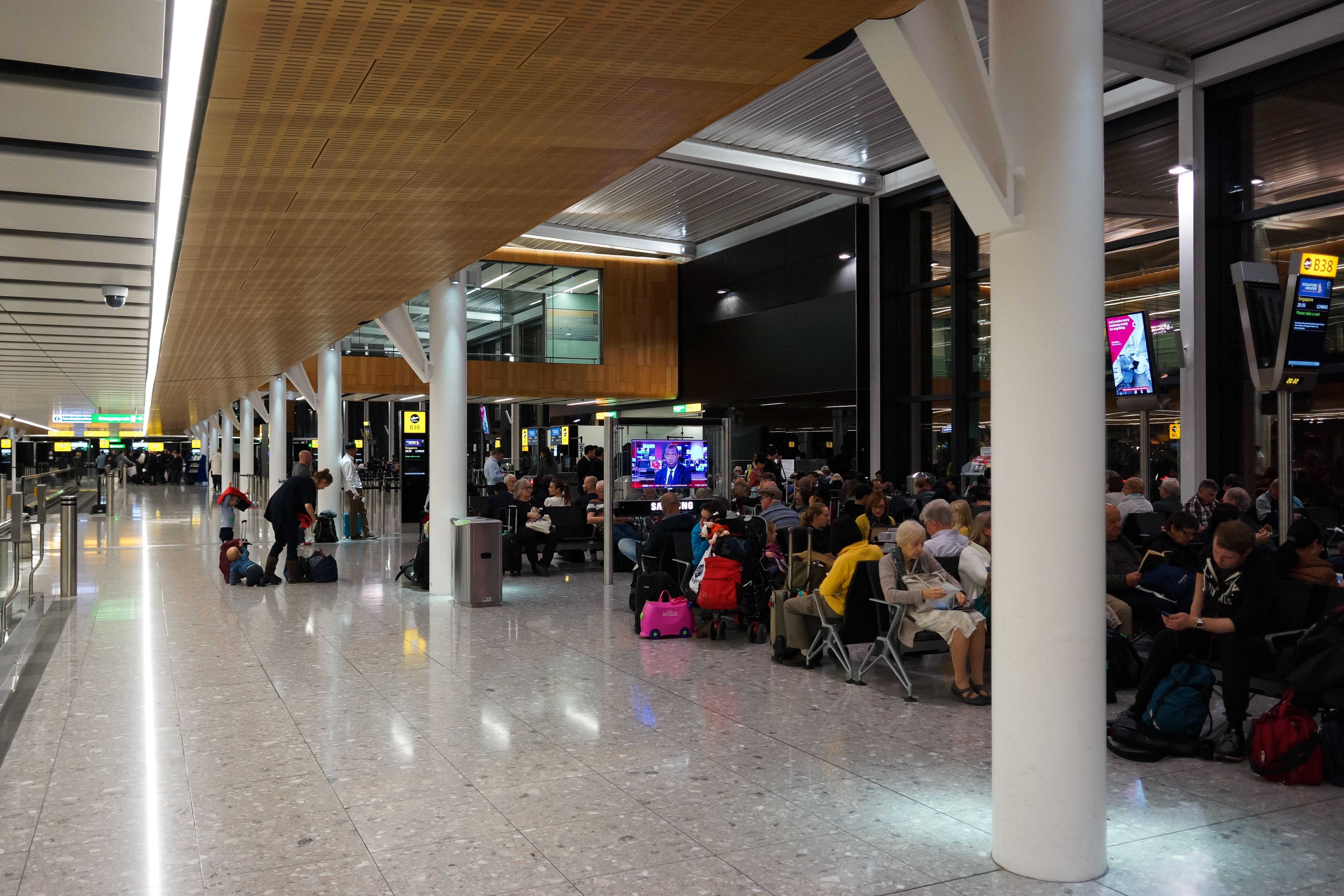 Heathrow Departure Lounge