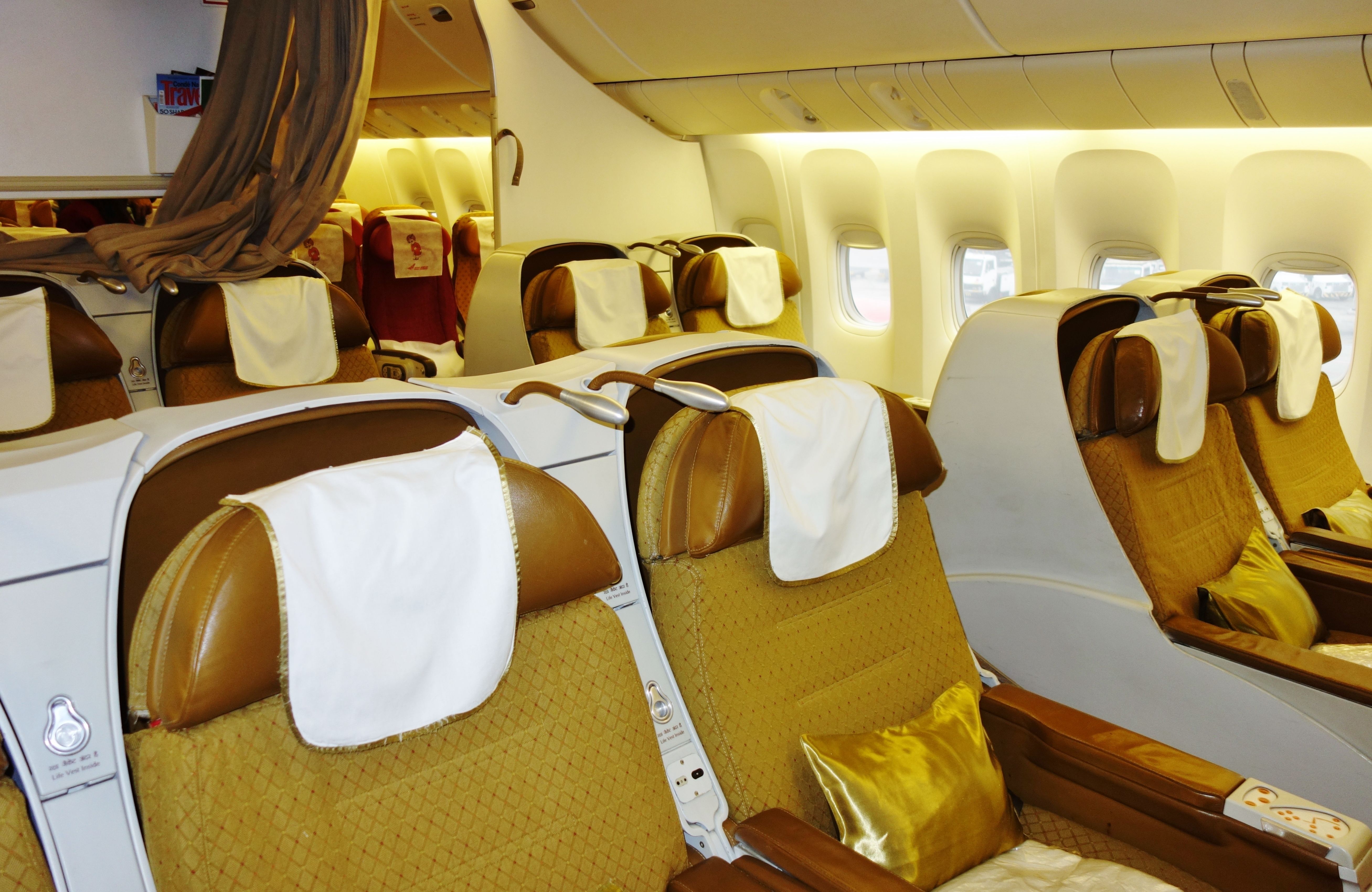 Air India Business Class Cabin