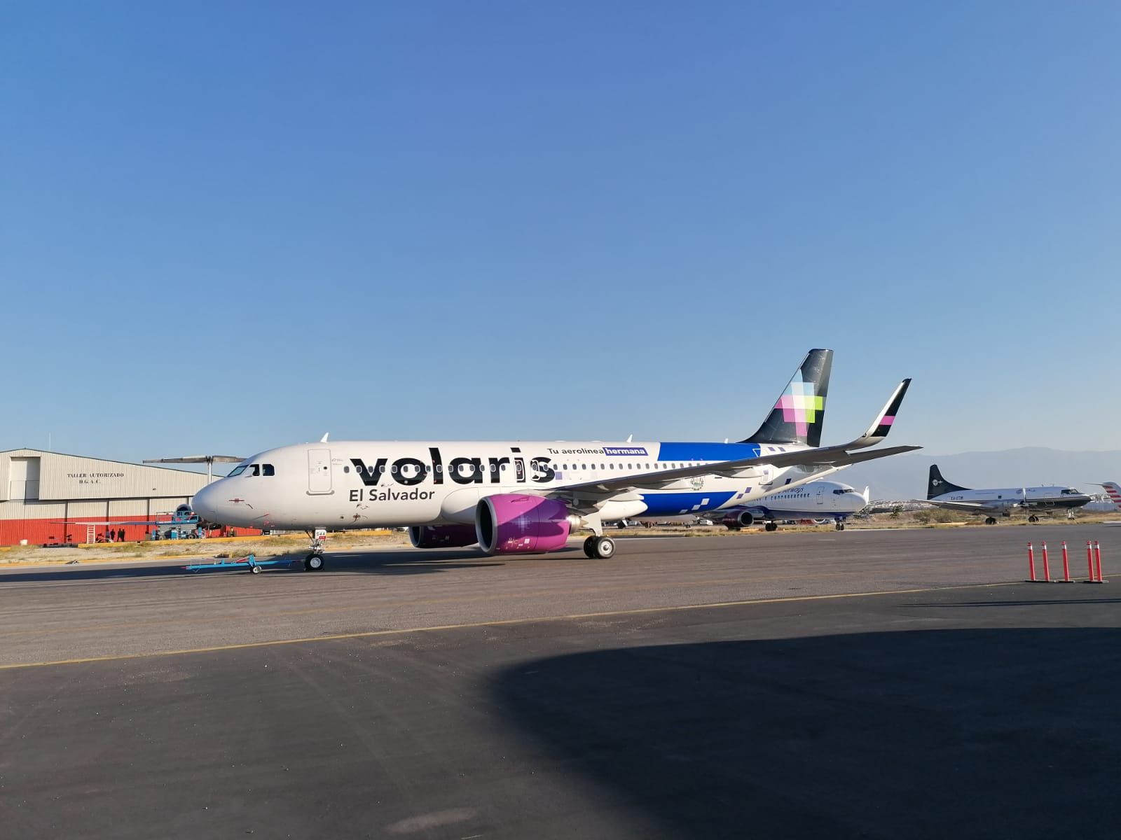 A Volaris El Salvador aircraft