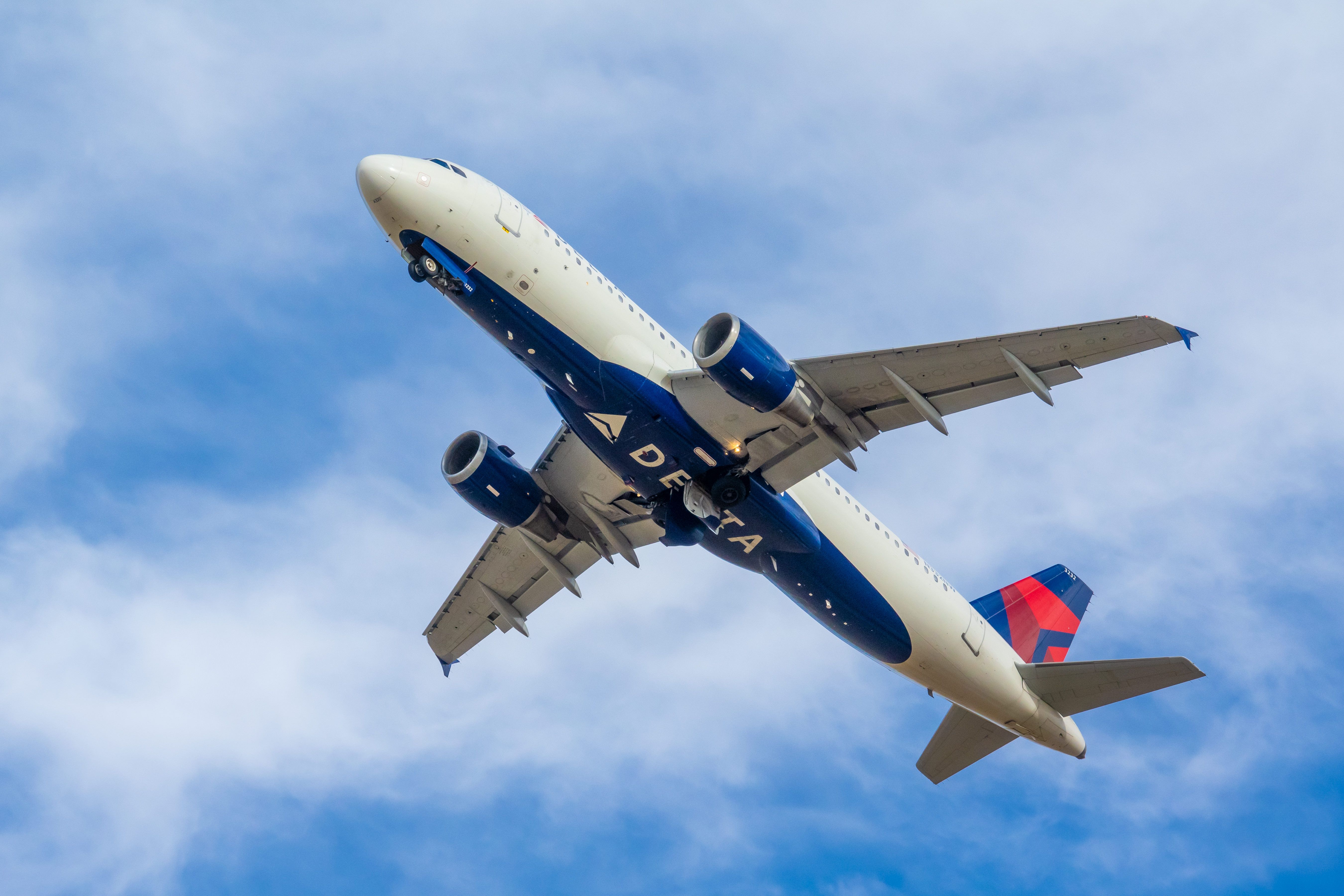 Delta Air Lines aircraft taking off
