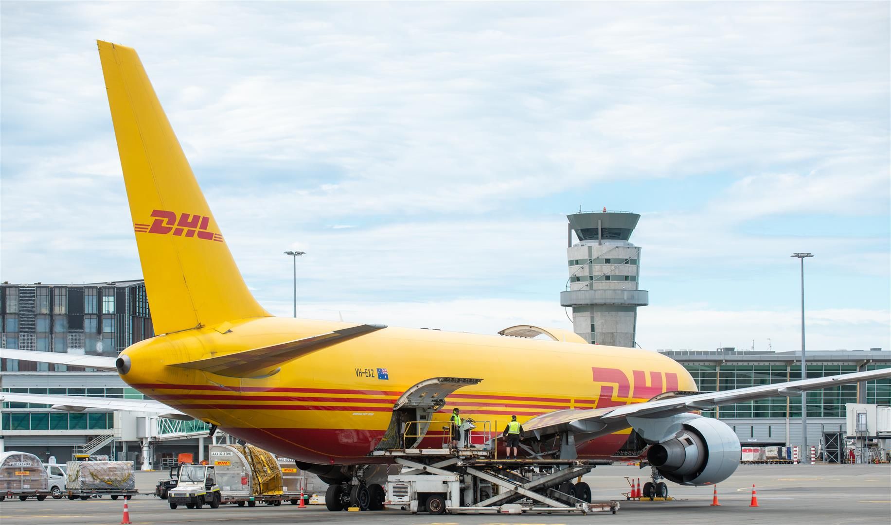 DHL have also frequented Christchurch this week