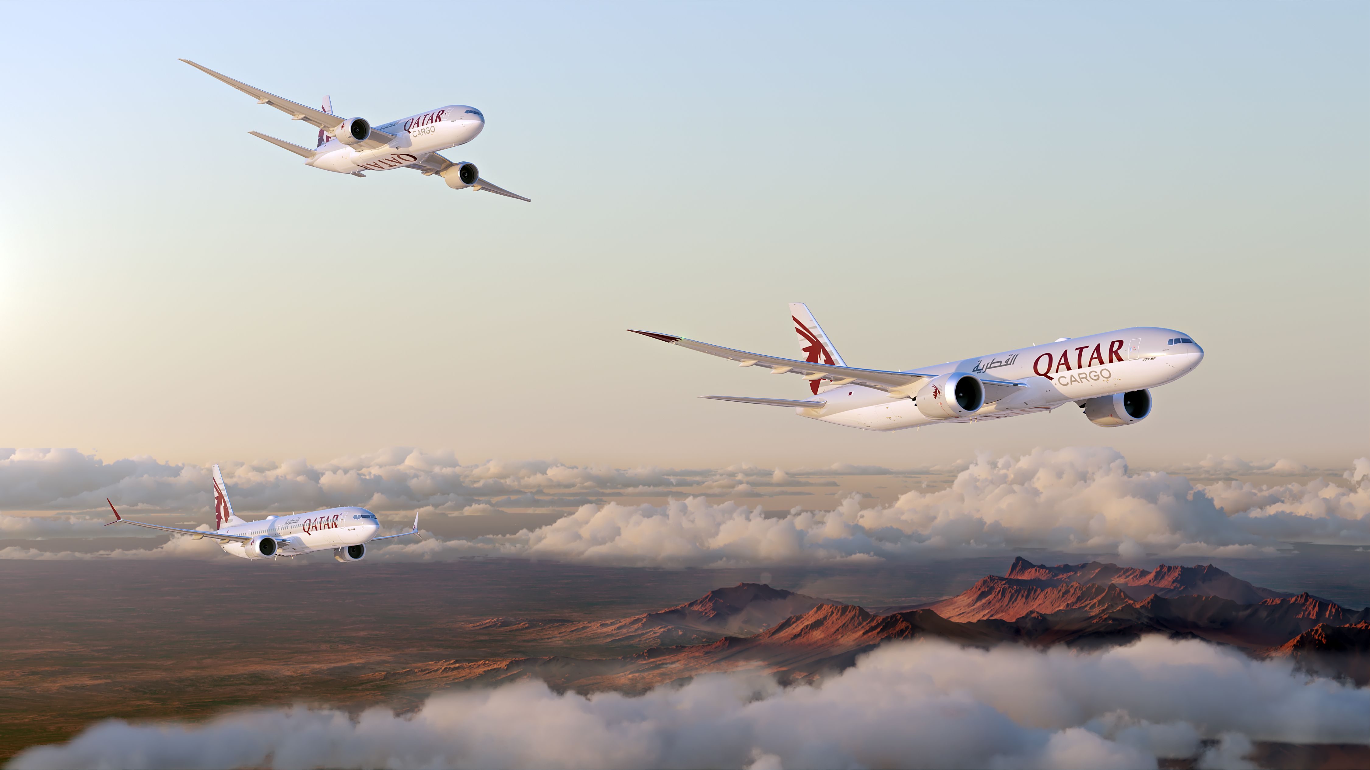 Qatar Airways Boeing 777-8 Freighter and 737 MAX
