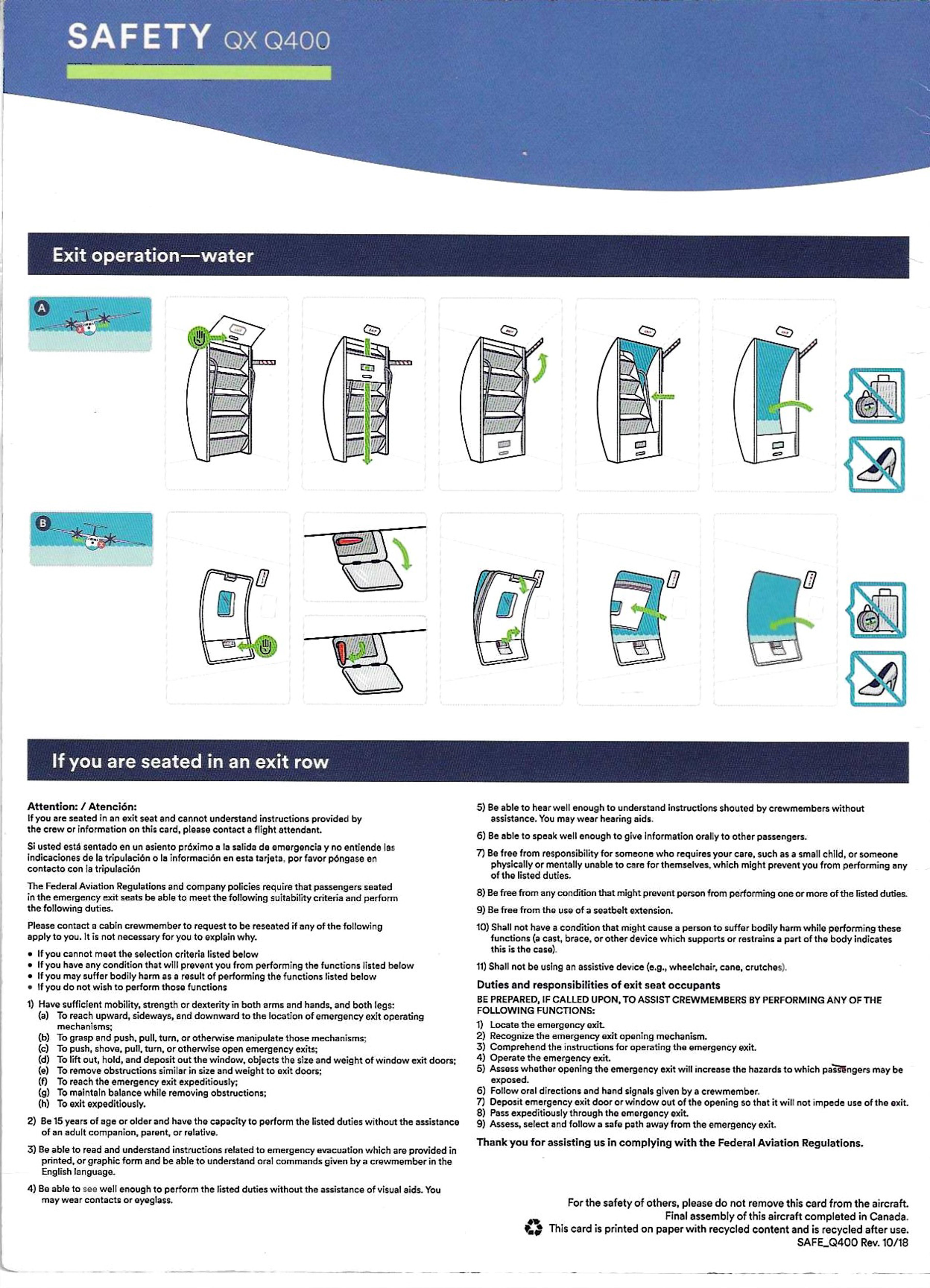 Q400 Safety Card Page 04